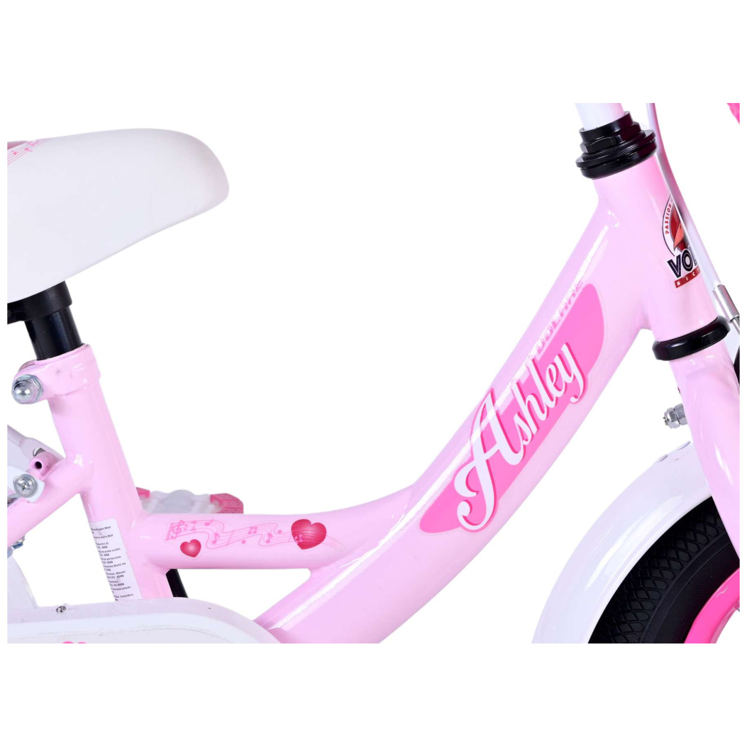 Volare Ashley Fiets - 12 inch - Roze