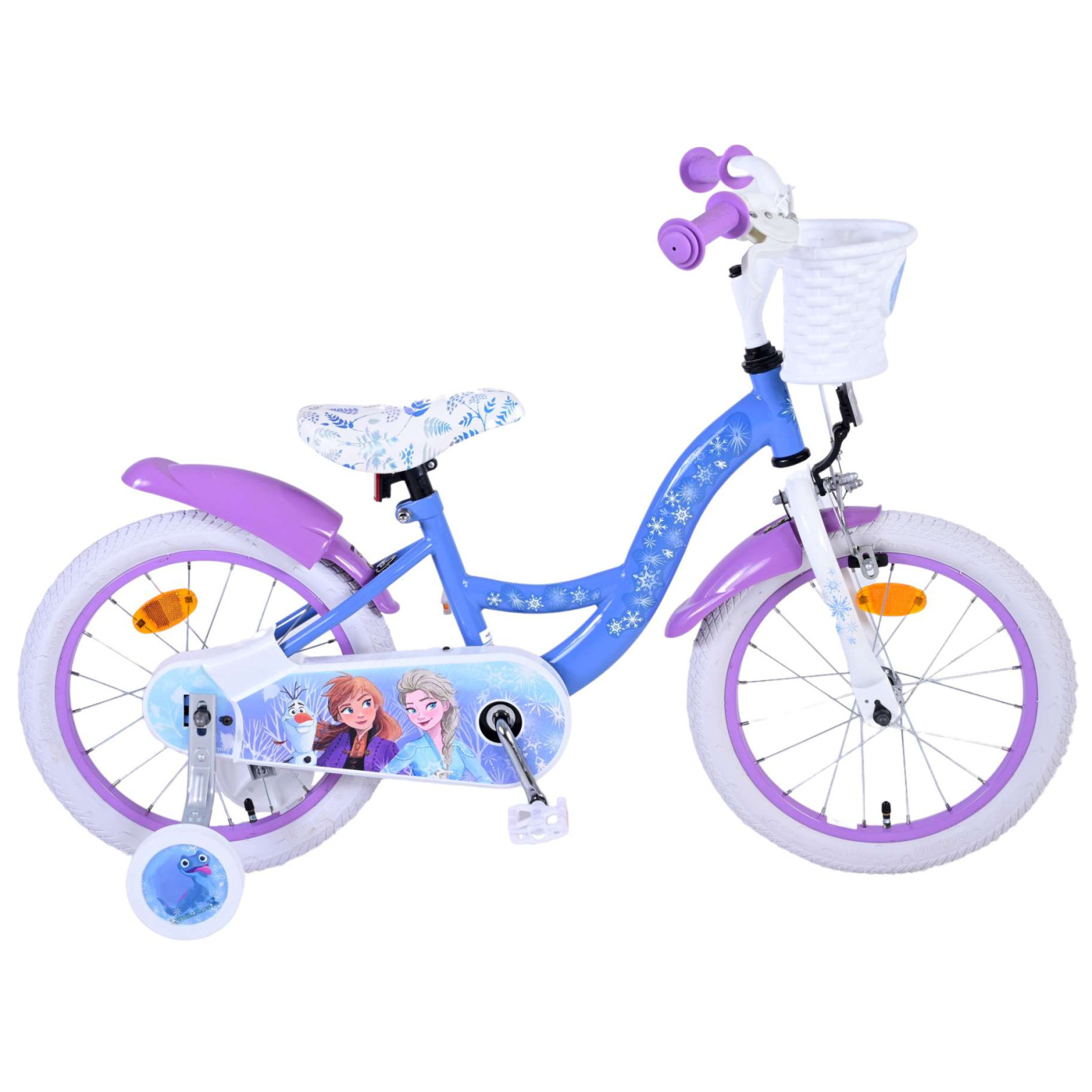 Vélo Disney La Reine des Neiges 2 - 16 pouces - Bleu/Violet