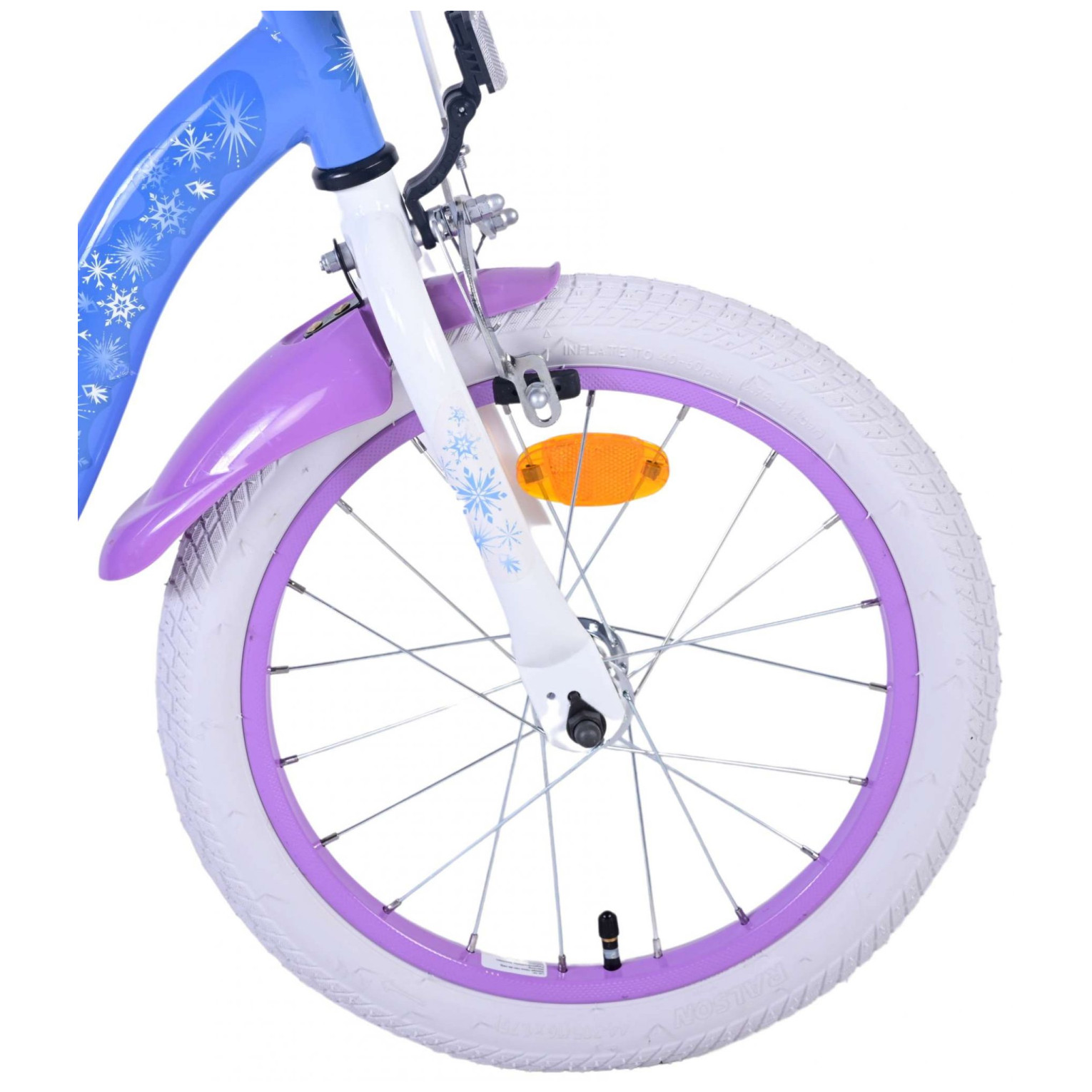 Disney Frozen 2 Fiets - 16 inch - Blauw/Paars