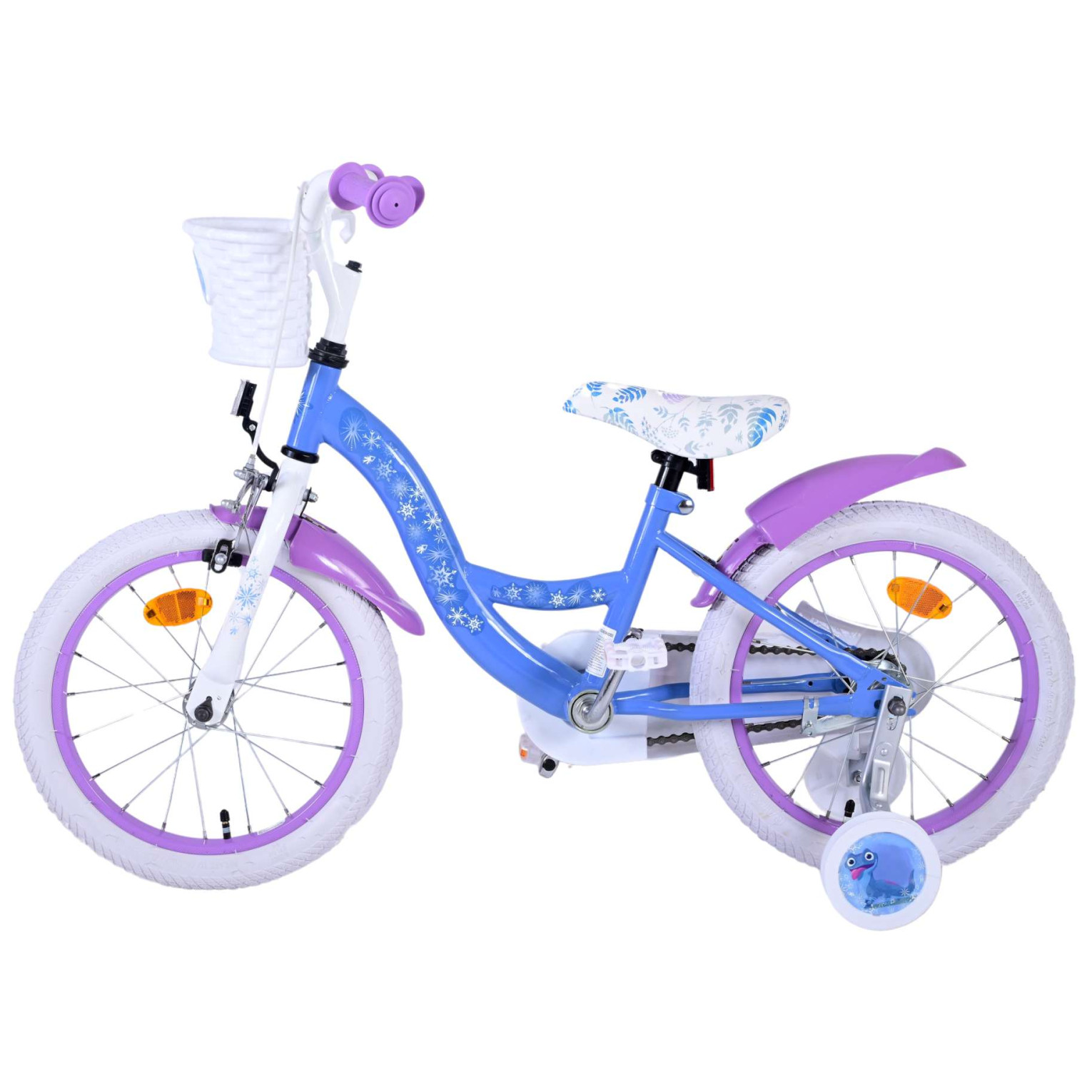 Disney Frozen 2 Fiets - 16 inch - Blauw/Paars