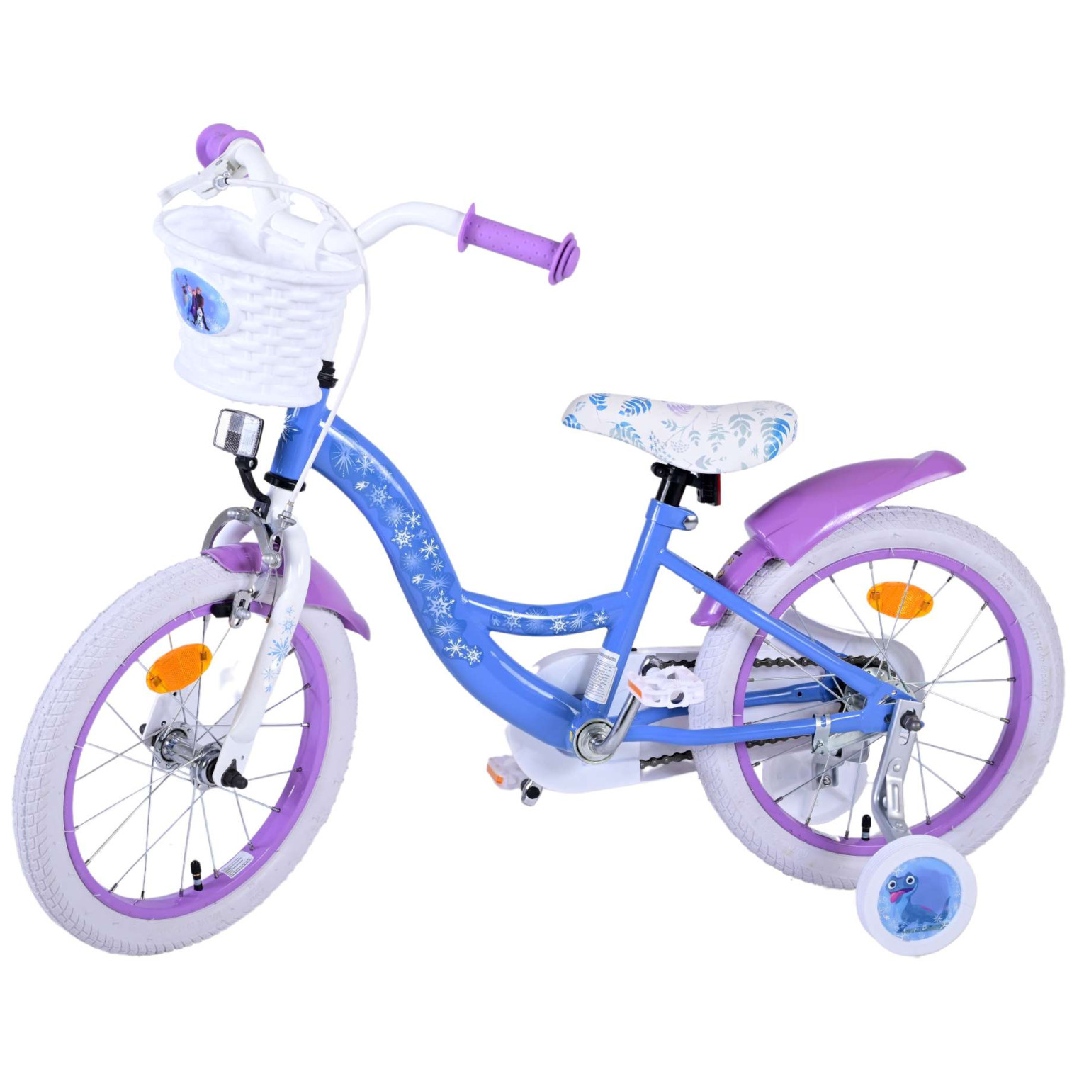 Vélo Disney La Reine des Neiges 2 - 16 pouces - Bleu/Violet