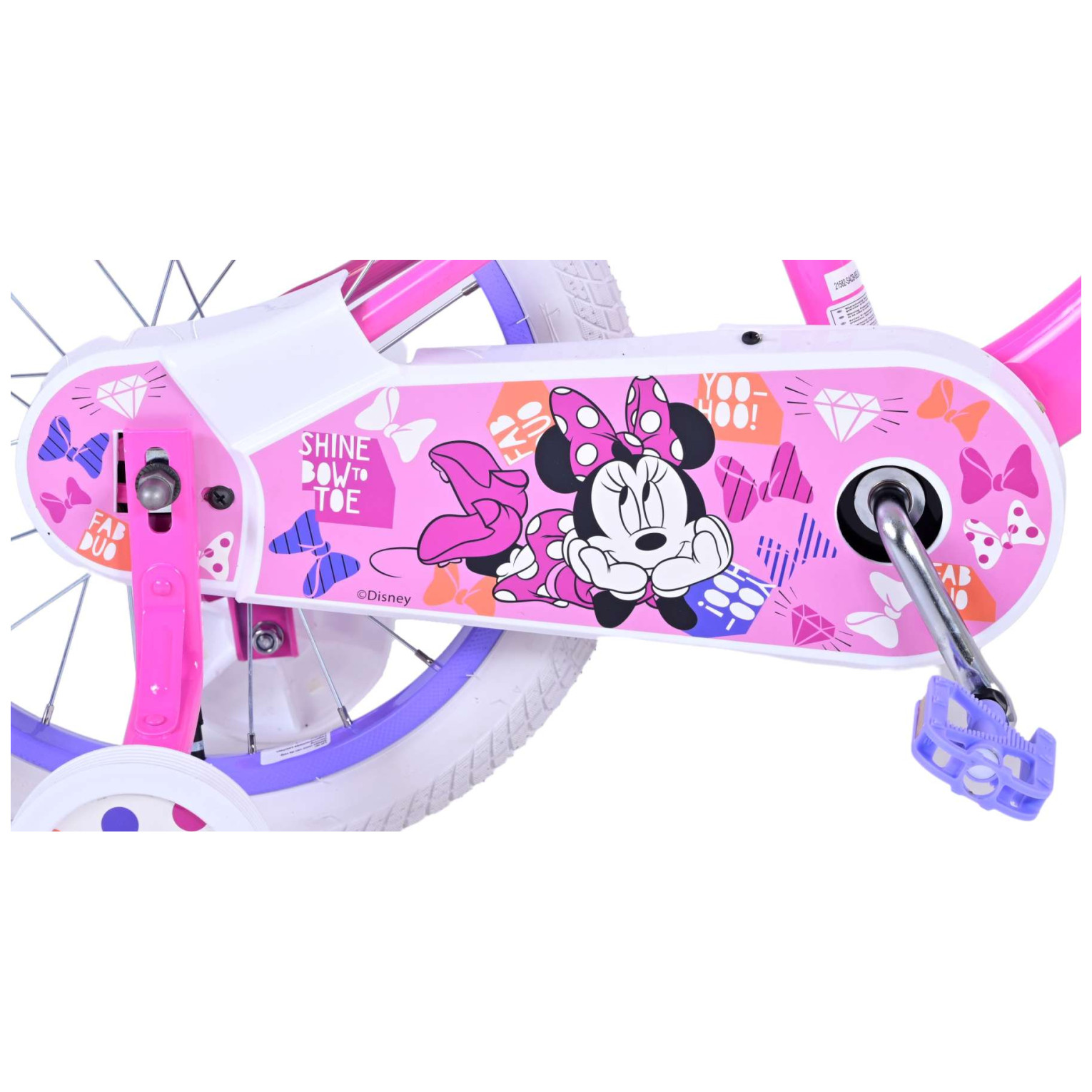 Disney Minnie Cutest Ever! Fiets - 16 inch - Roze