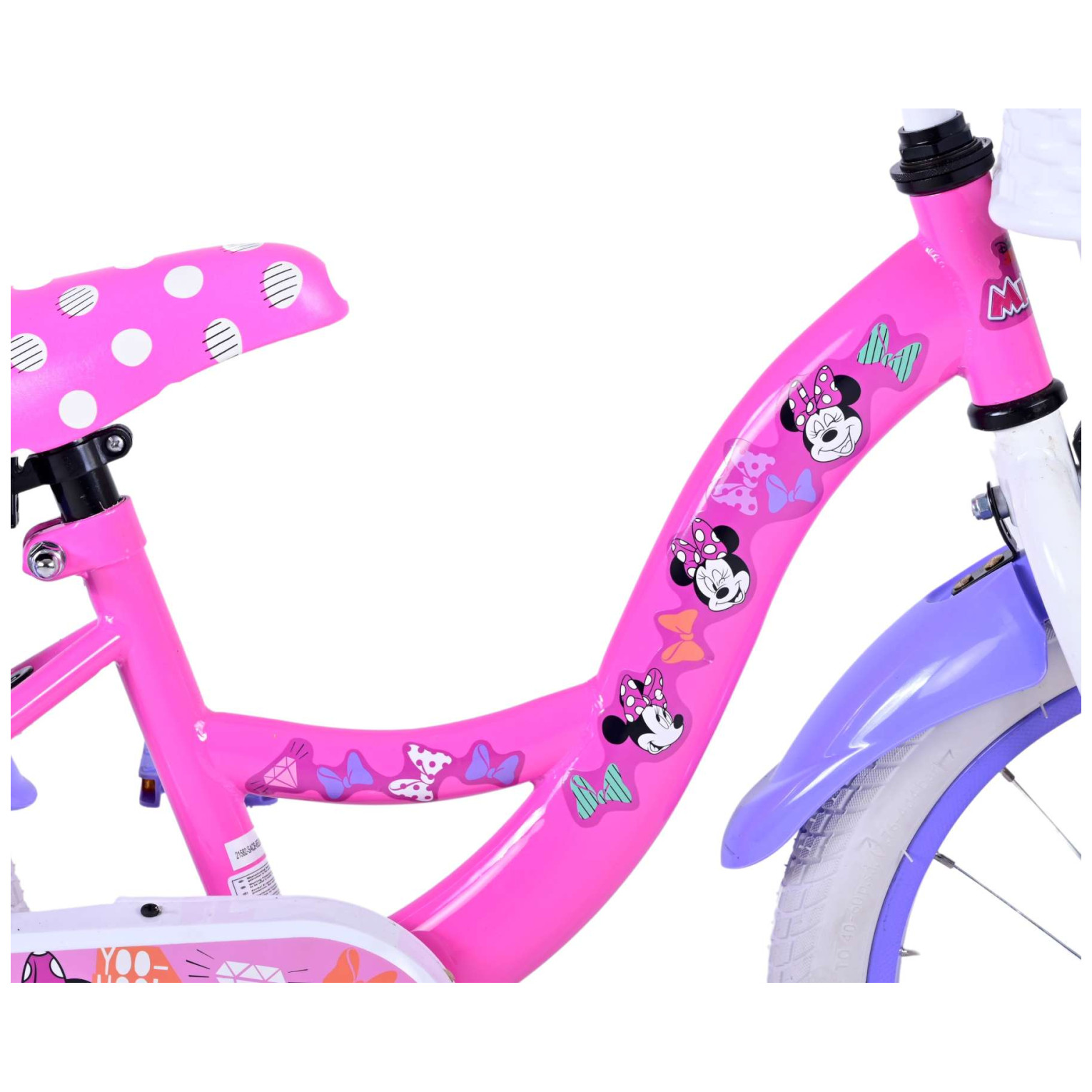 Disney Minnie Cutest Ever! Fiets - 16 inch - Roze