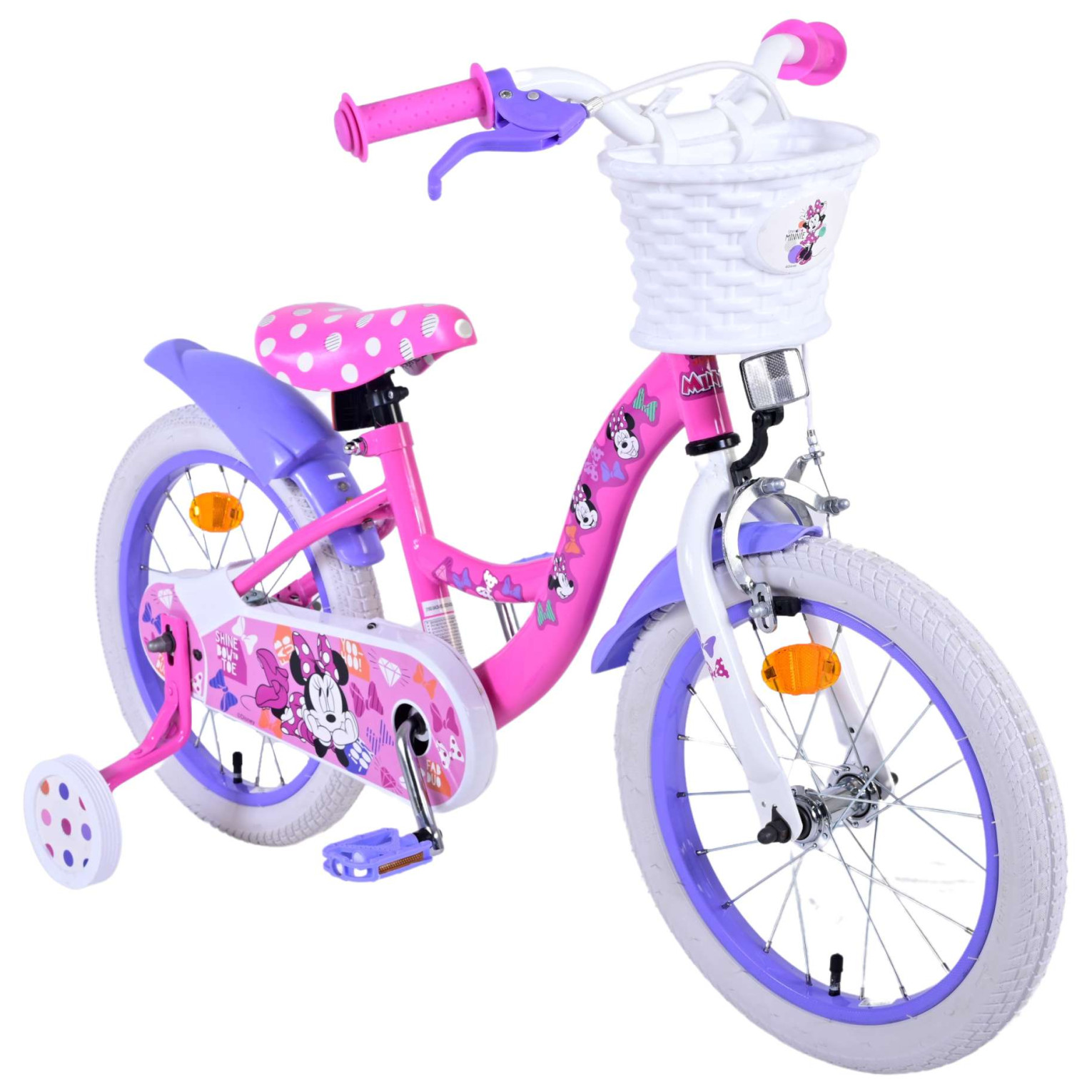 Disney Minnie Cutest Ever! Fiets - 16 inch - Roze