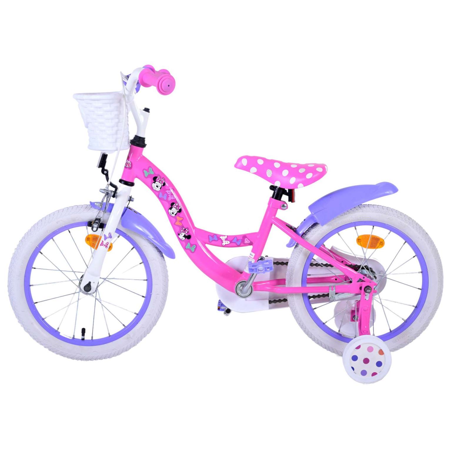 Disney Minnie Cutest Ever! Fiets - 16 inch - Roze