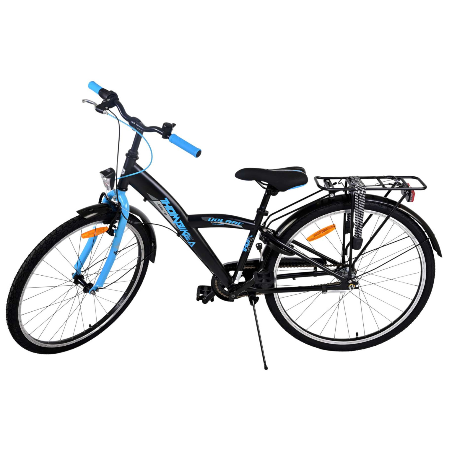 Volare Thombike Fiets - 26 inch - Zwart Blauw -