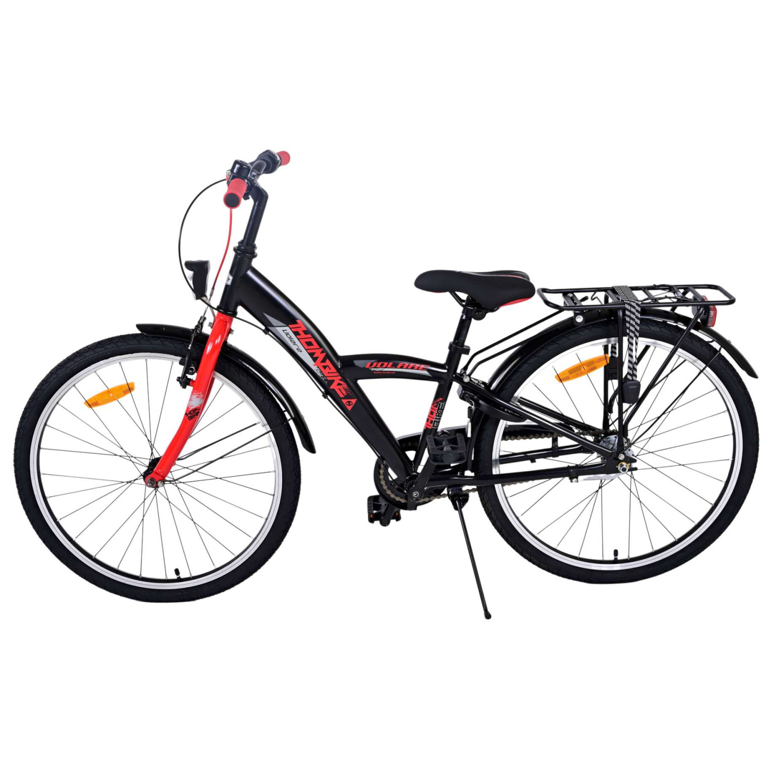 Volare Thombike Fiets - 24 inch - Rood - 3 versnellingen