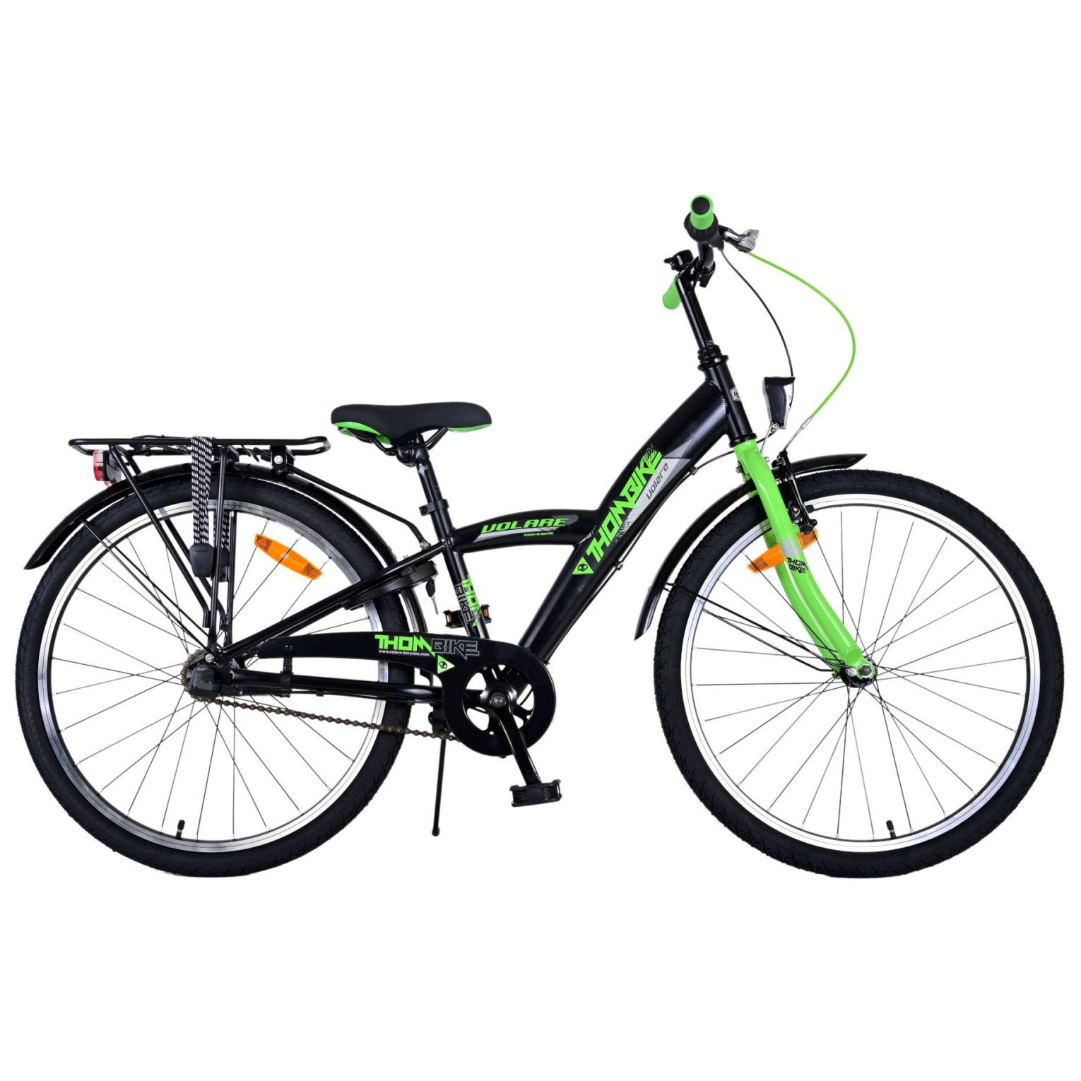 Vélo Volare Thombike - 24 pouces - Vert Noir -