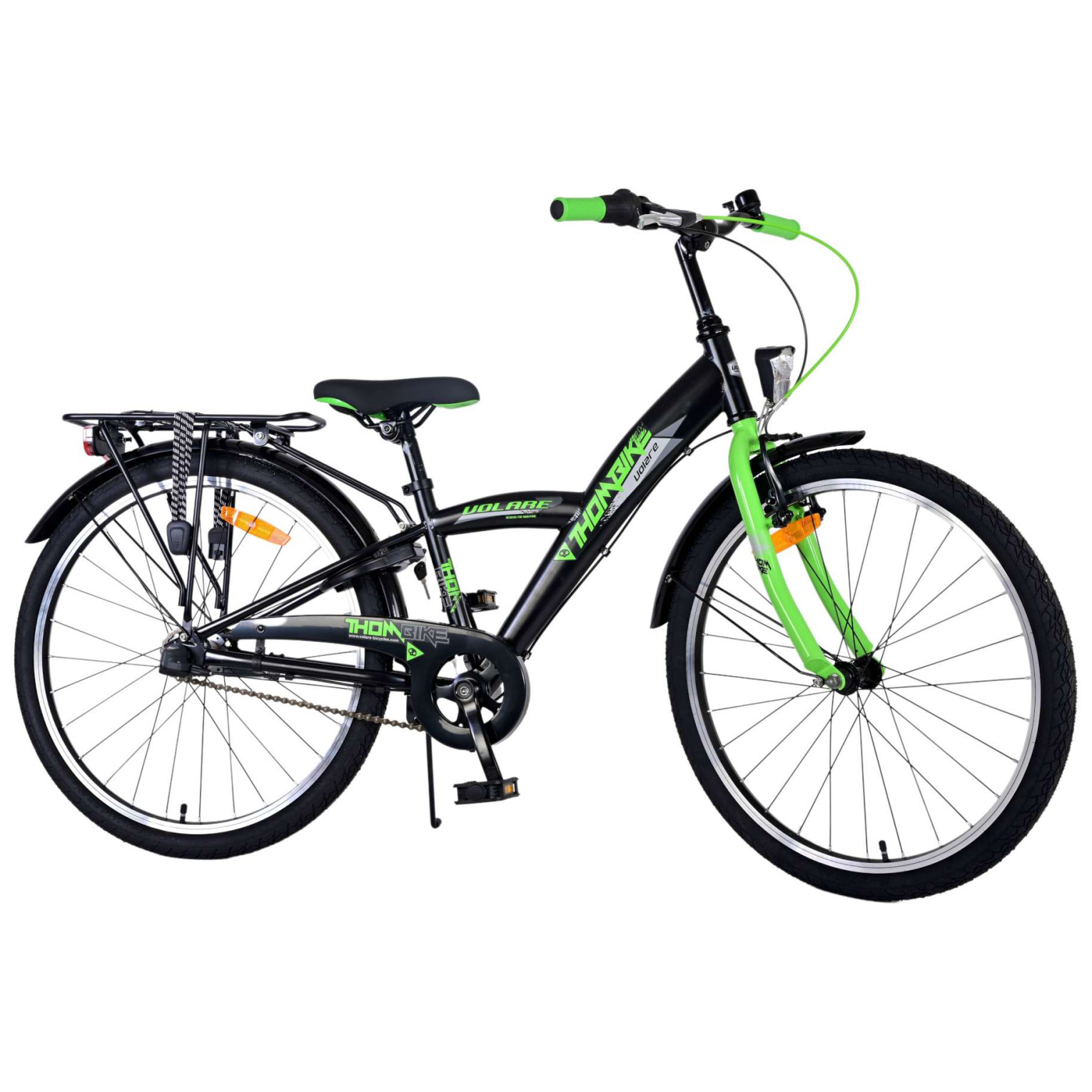 Vélo Volare Thombike - 24 pouces - Vert Noir -