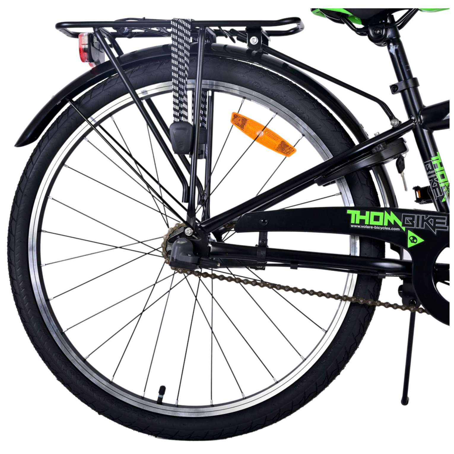 Vélo Volare Thombike - 24 pouces - Vert Noir -