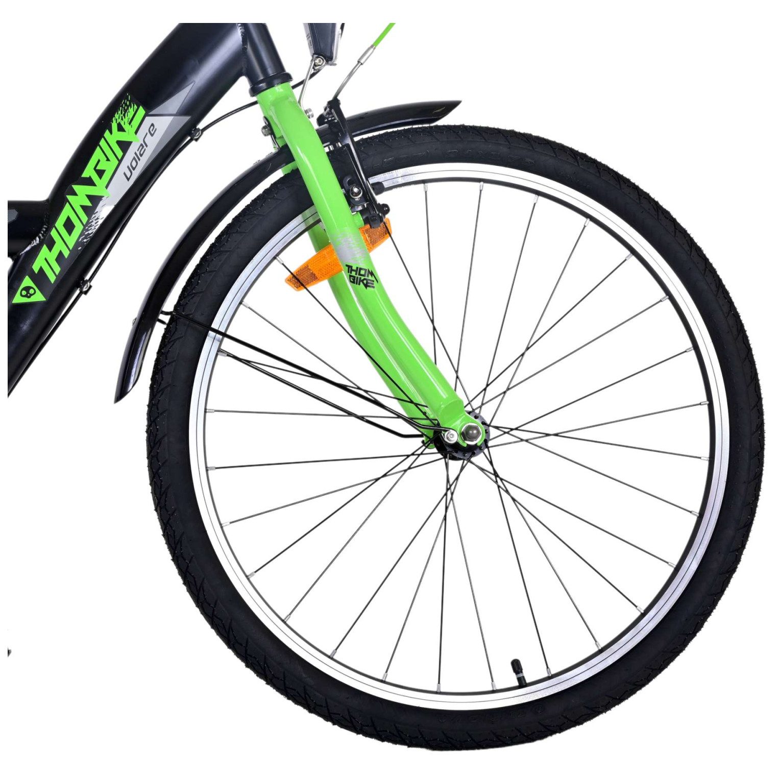 Vélo Volare Thombike - 24 pouces - Vert Noir -