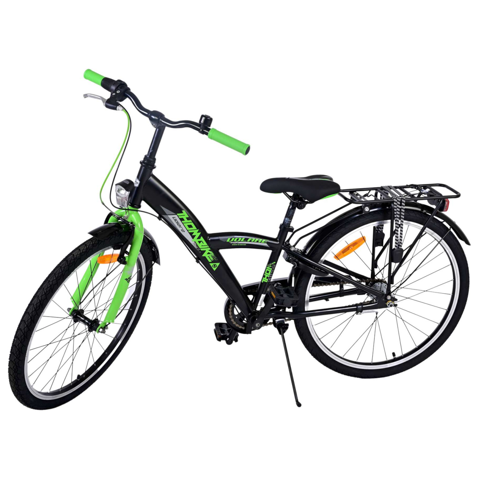 Vélo Volare Thombike - 24 pouces - Vert Noir -