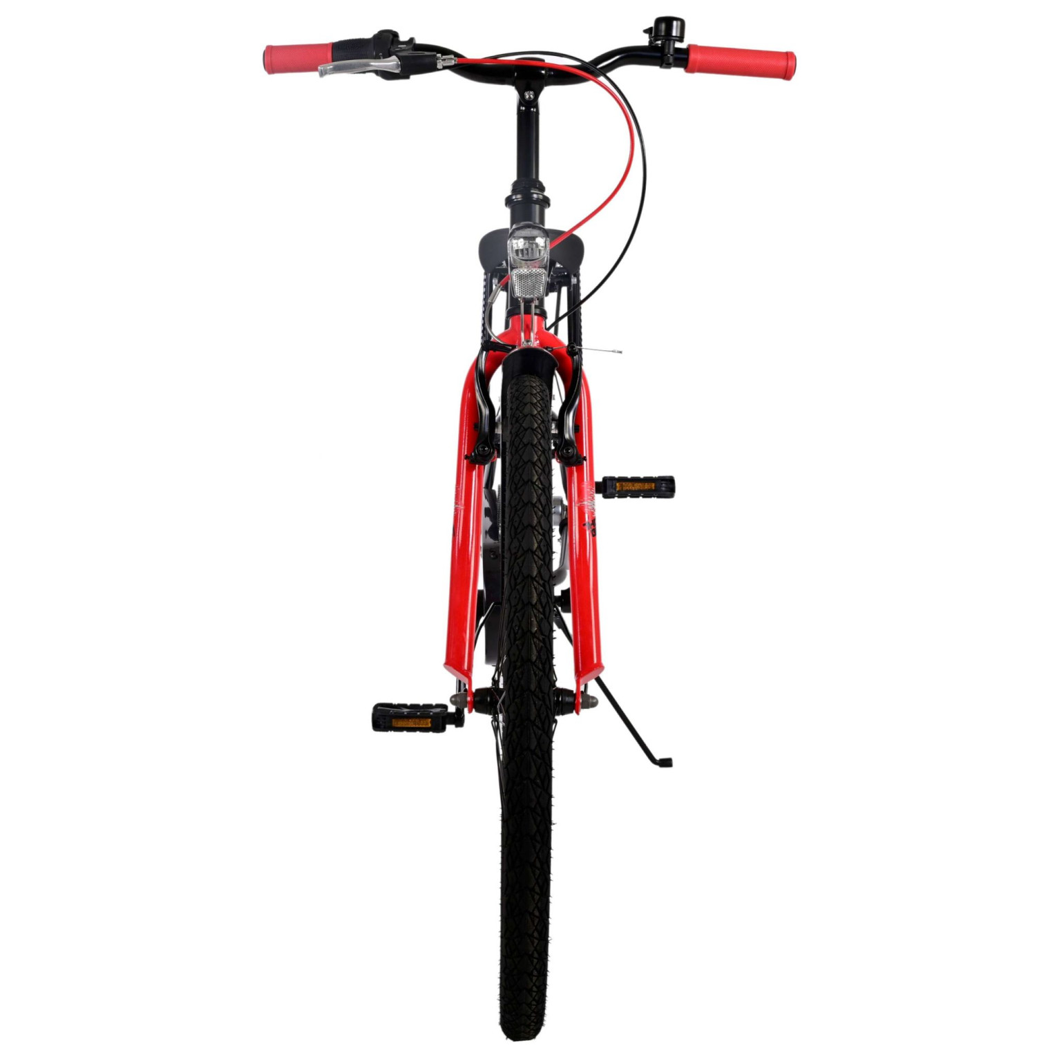 Volare Thombike Fiets - 26 inch - Zwart Rood -