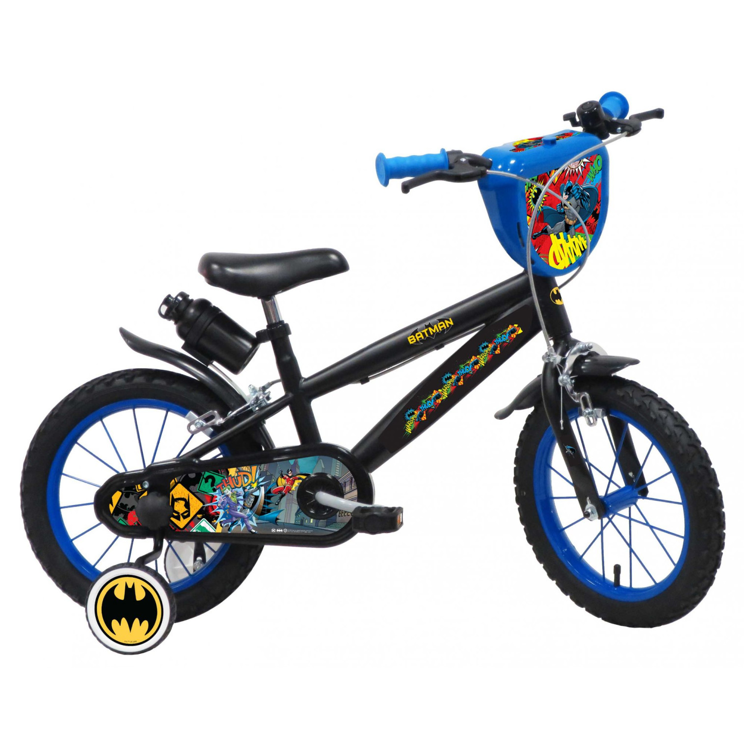 Batman Fiets - 14 inch - Zwart