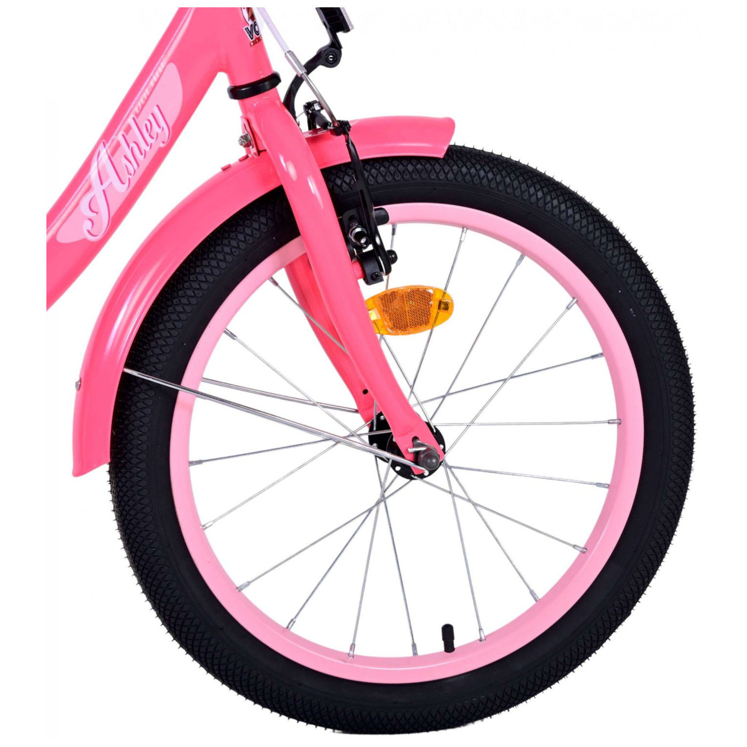 Volare Ashley Fiets - 18 inch - Roze/Rood