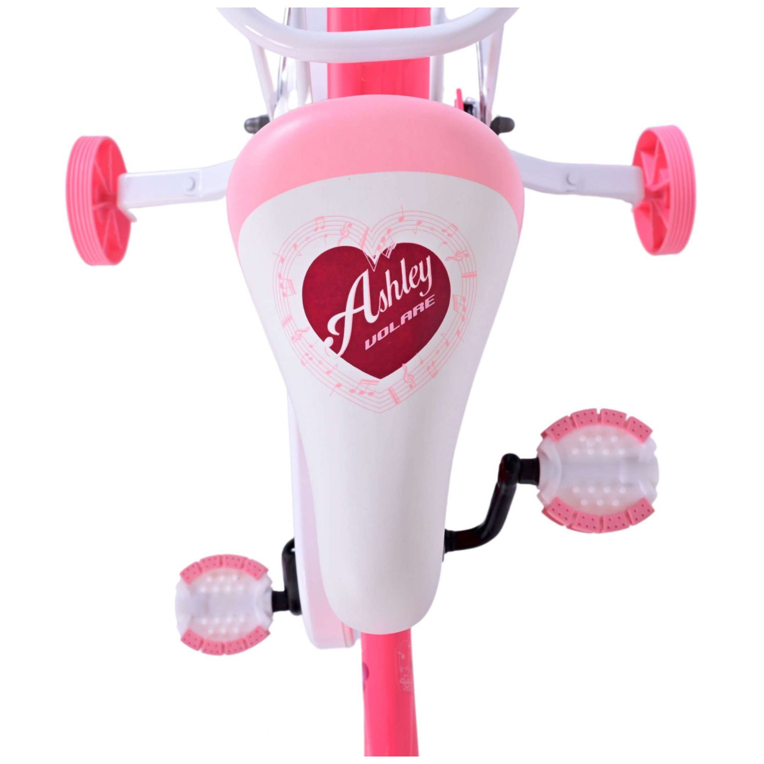 Volare Ashley Fiets - 18 inch - Roze/Rood