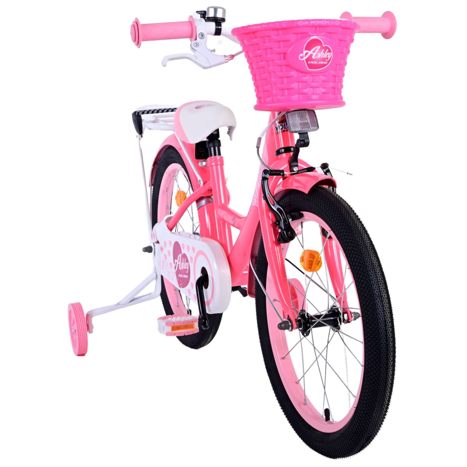 Volare Ashley Fiets - 18 inch - Roze/Rood