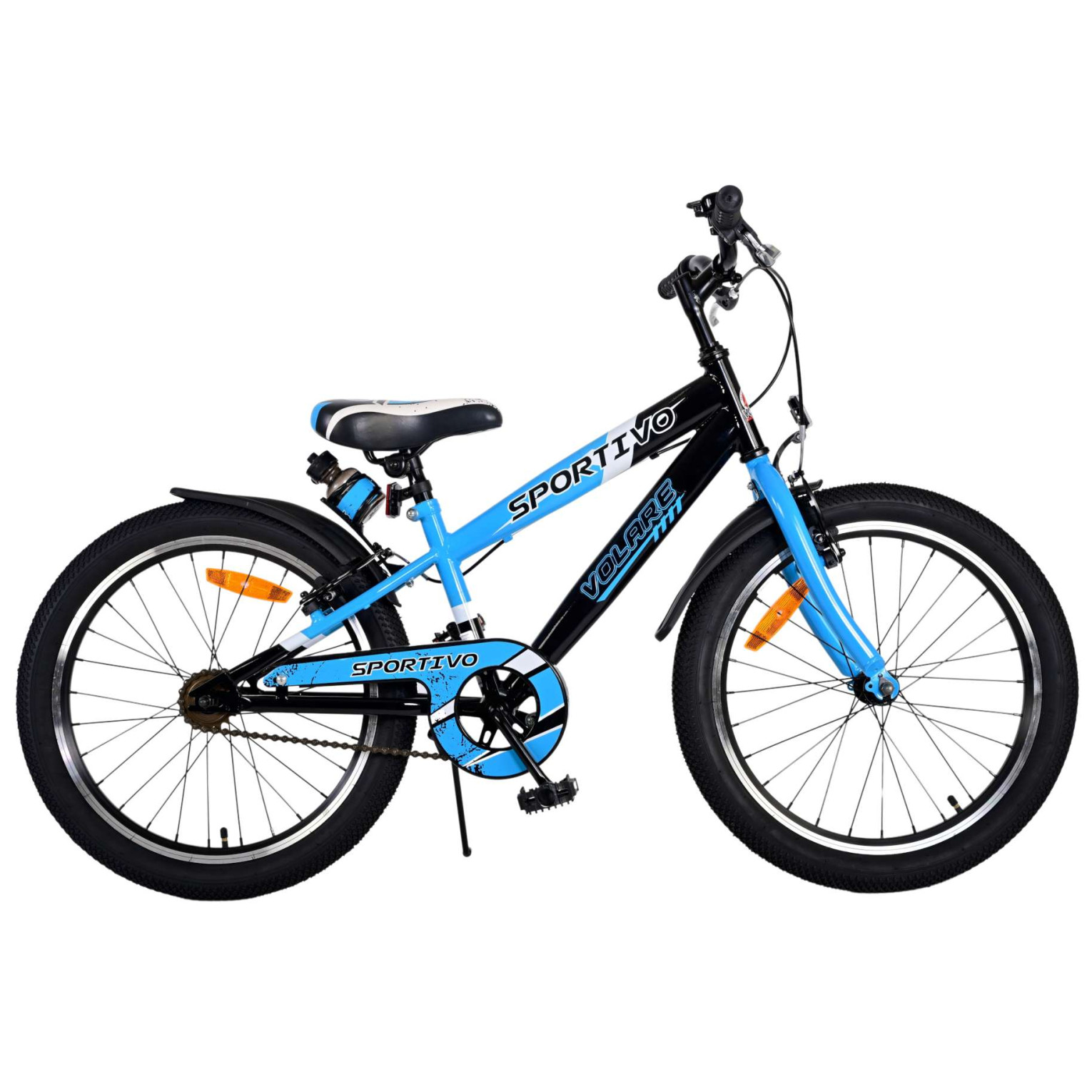 Volare Sportivo Fiets - 20 inch - Blauw - Twee handremmen