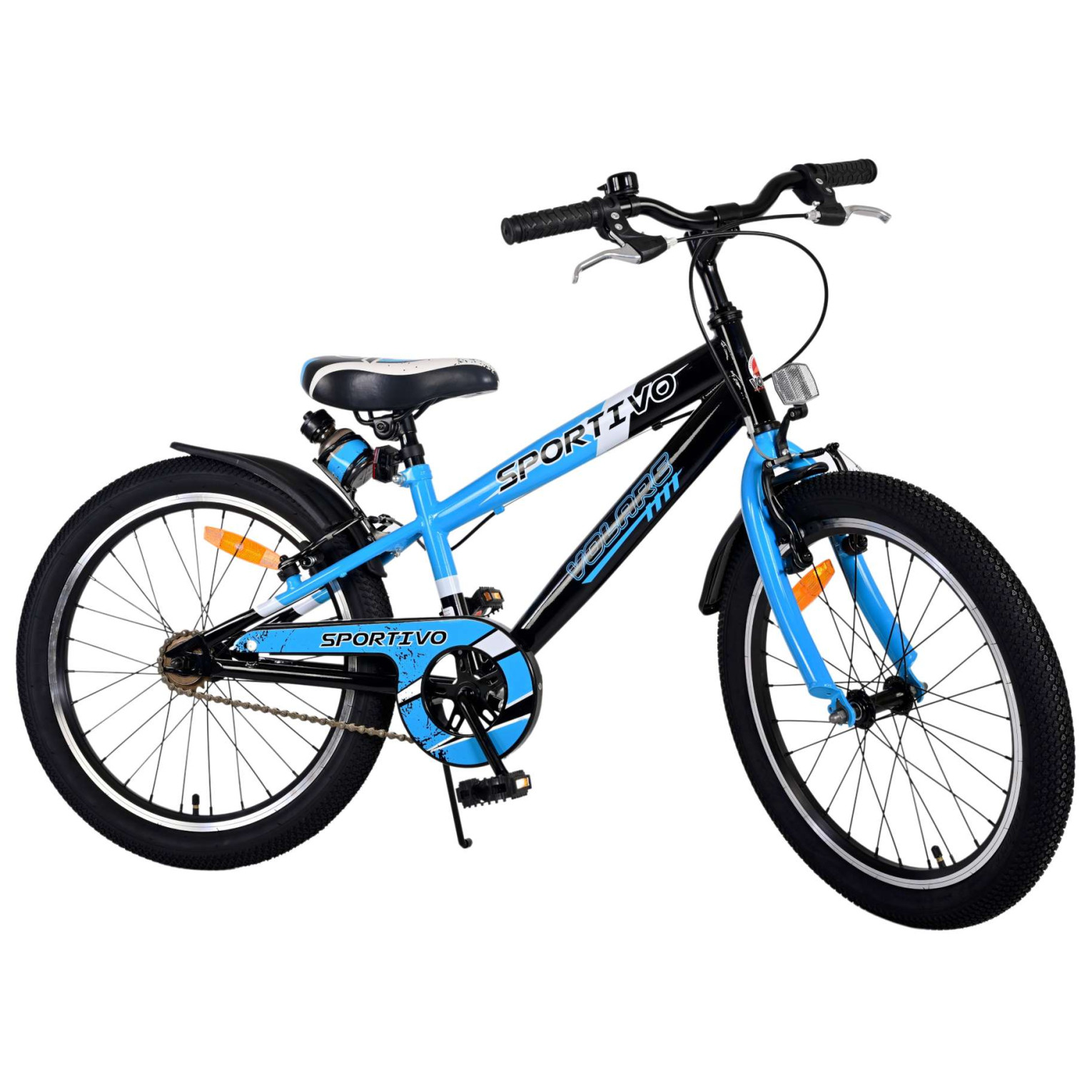 Volare Sportivo Fiets - 20 inch - Blauw - Twee handremmen