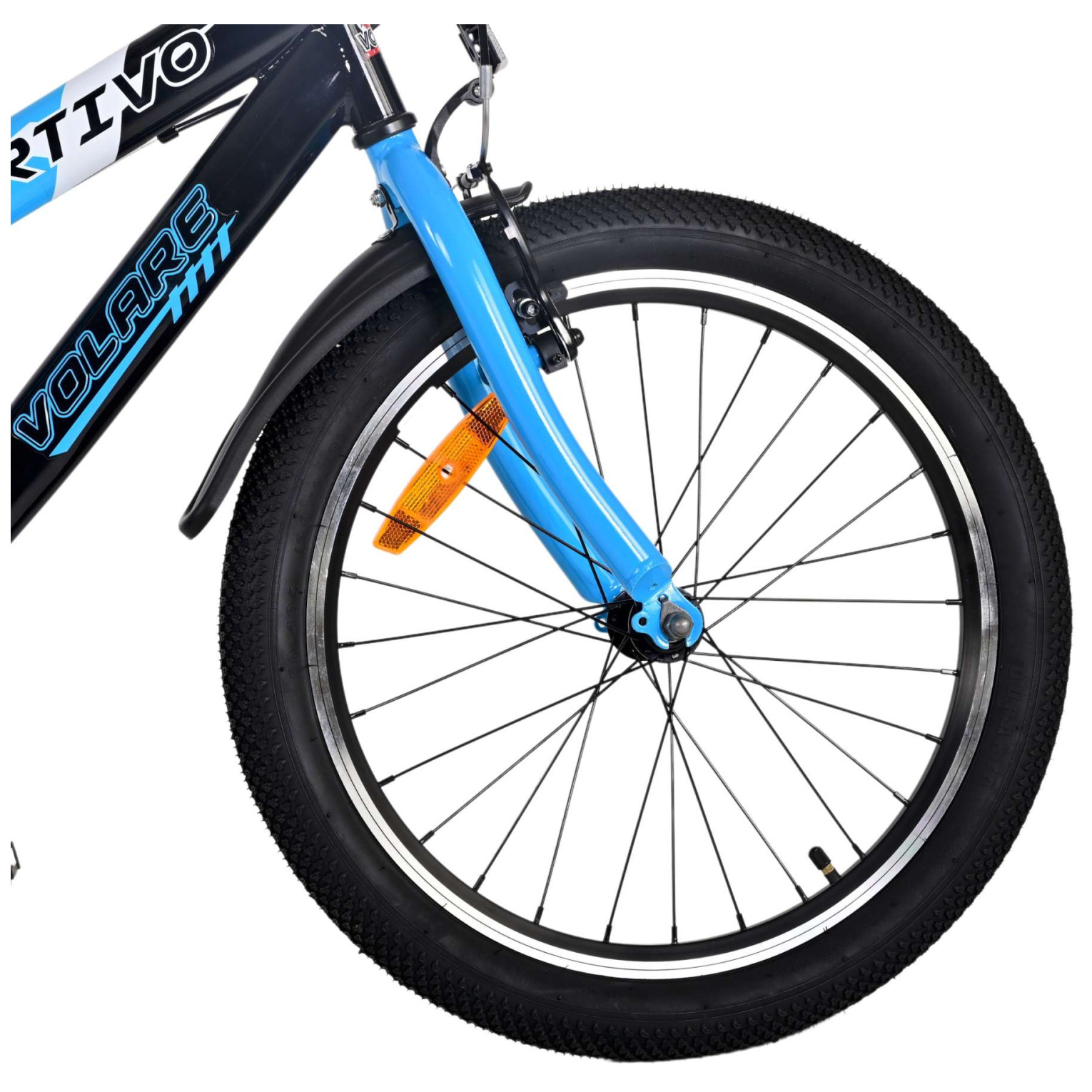 Volare Sportivo Fiets - 20 inch - Blauw - Twee handremmen