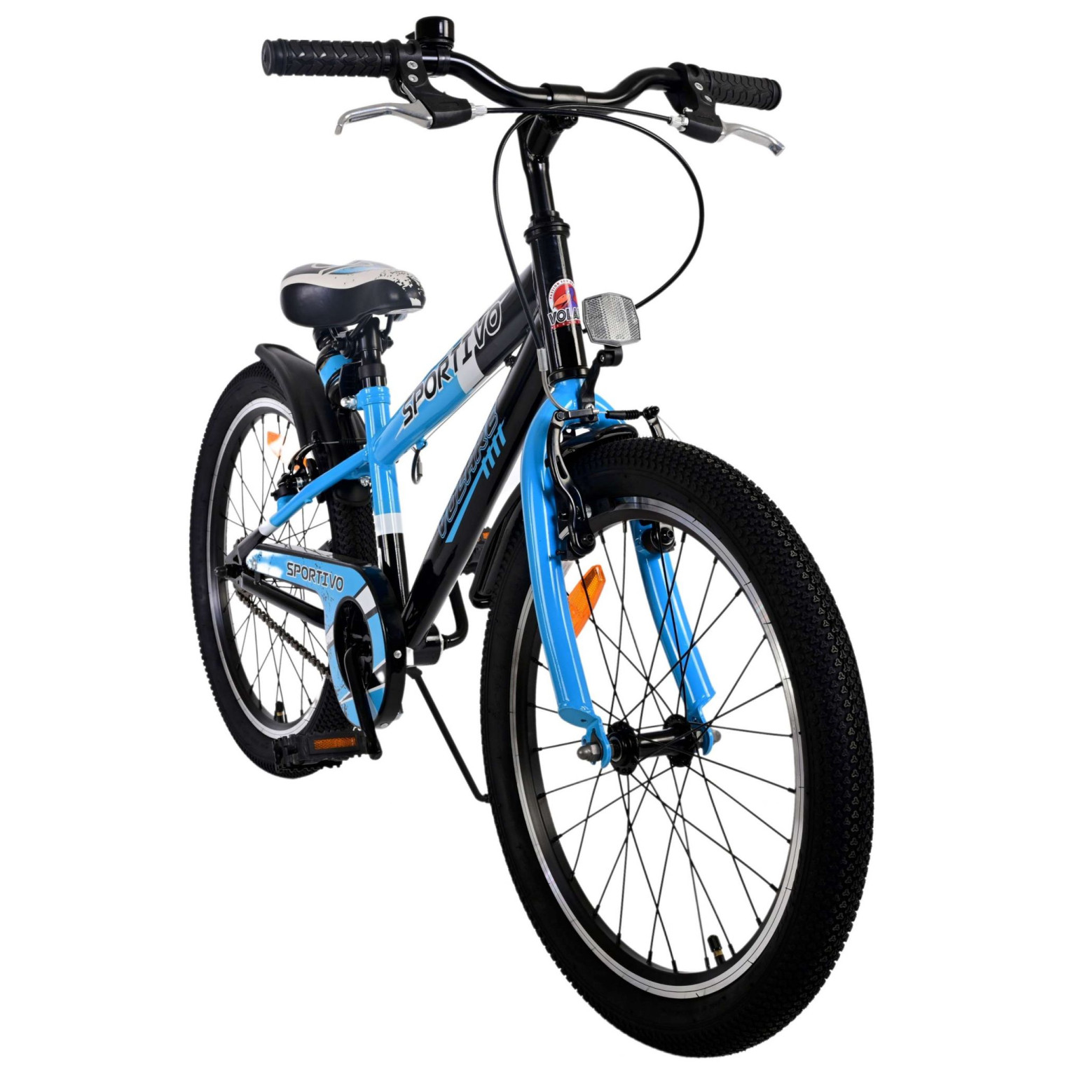 Volare Sportivo Fiets - 20 inch - Blauw - Twee handremmen