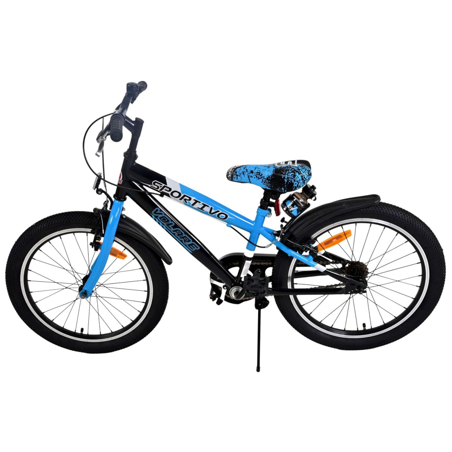 Volare Sportivo Fiets - 20 inch - Blauw - Twee handremmen