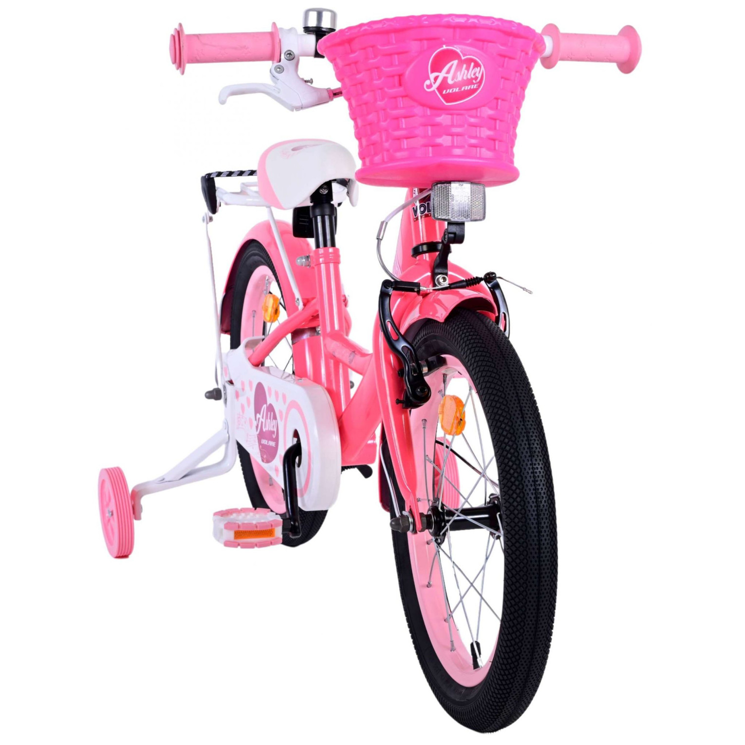 Volare Ashley Fiets - 16 inch - Roze/Rood