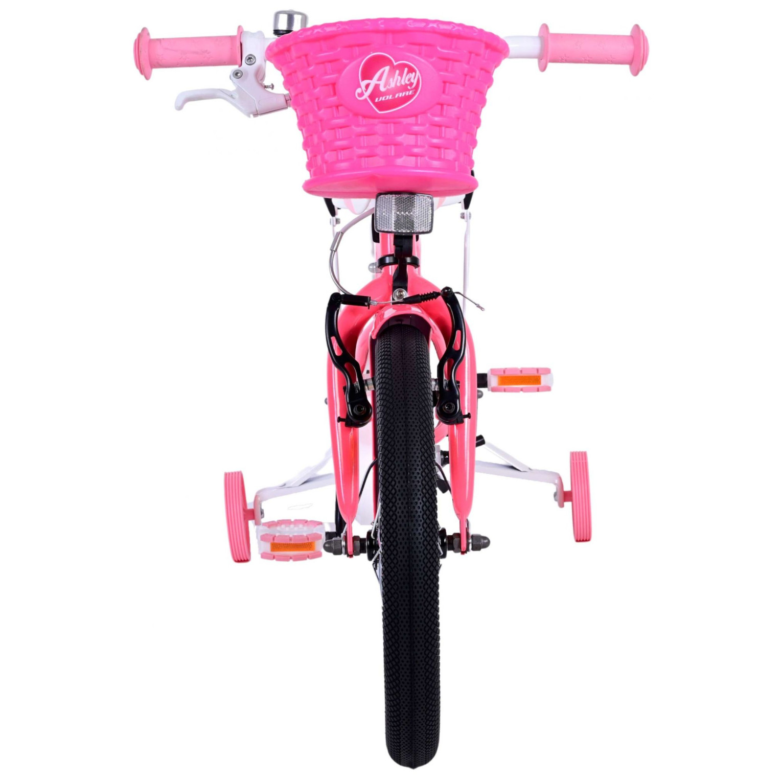 Vélo Volare Ashley - 16 pouces - Rose/Rouge