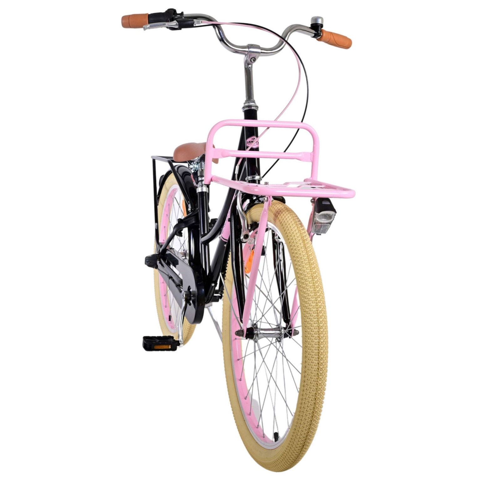 Volare Excellent Fiets - 24 inch - Zwart - 3 Versnellingen