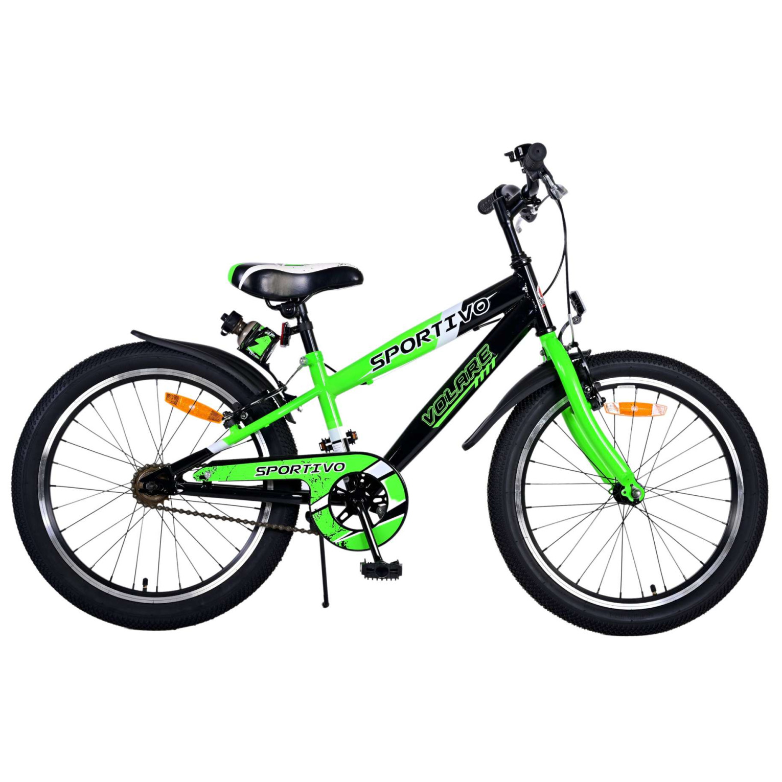 Volare Sportivo Fiets - 20 inch - Groen - Twee handremmen