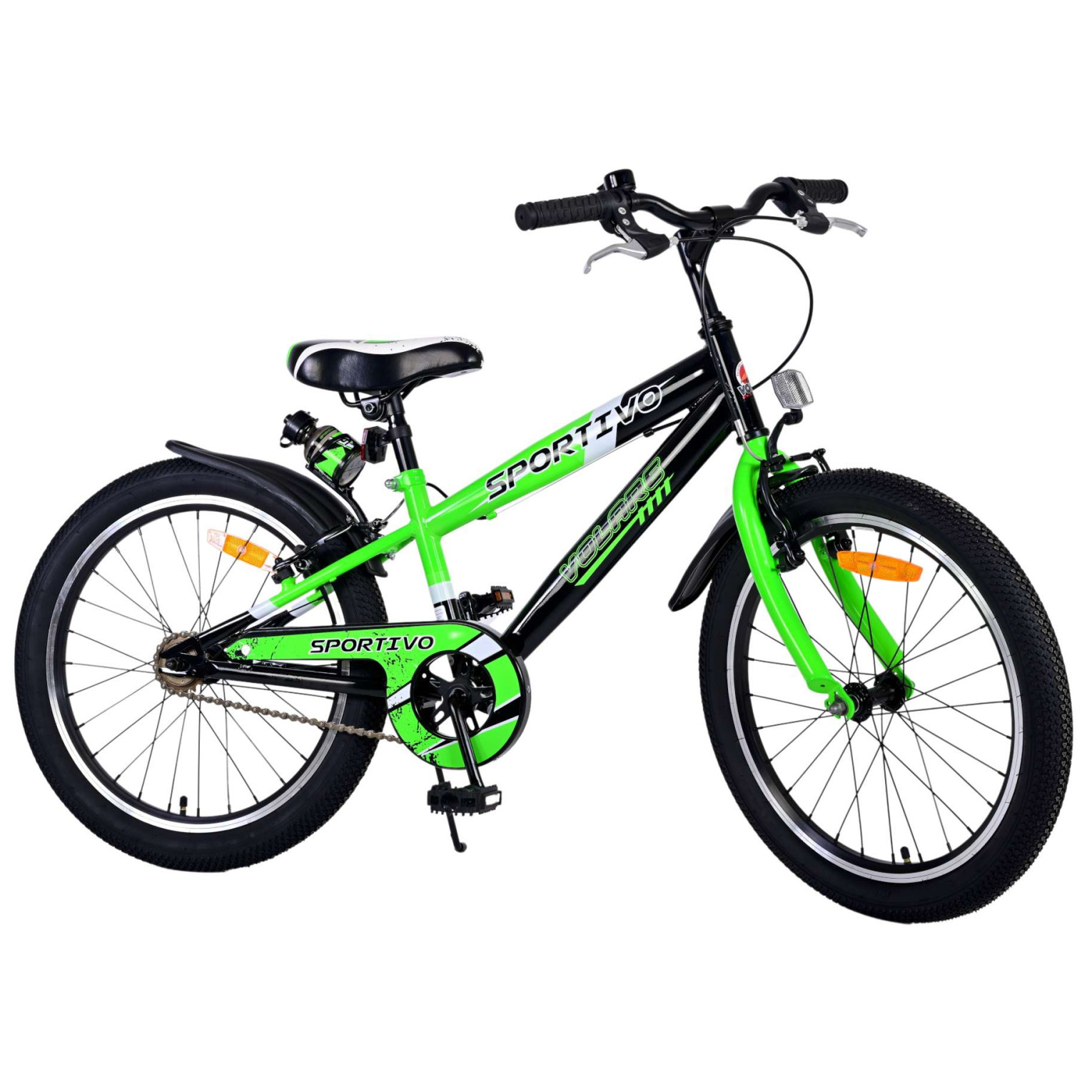 Volare Sportivo Fiets - 20 inch - Groen - Twee handremmen