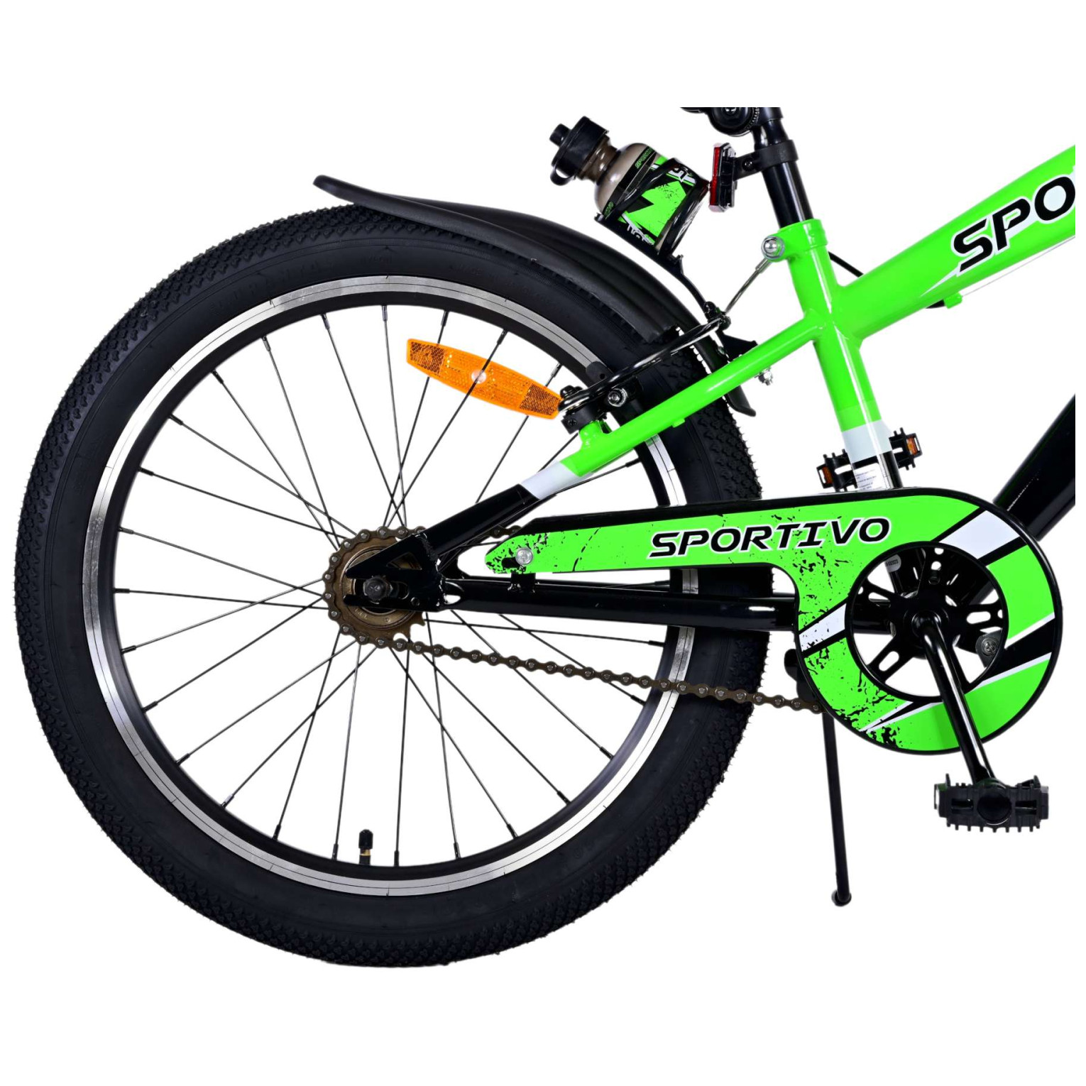 Volare Sportivo Fiets - 20 inch - Groen - Twee handremmen