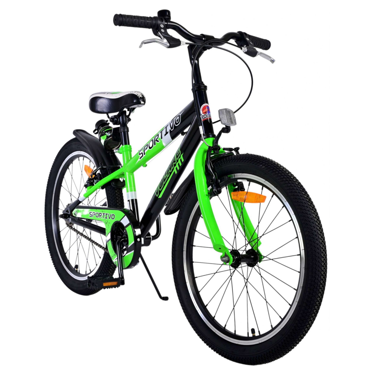 Volare Sportivo Fiets - 20 inch - Groen - Twee handremmen