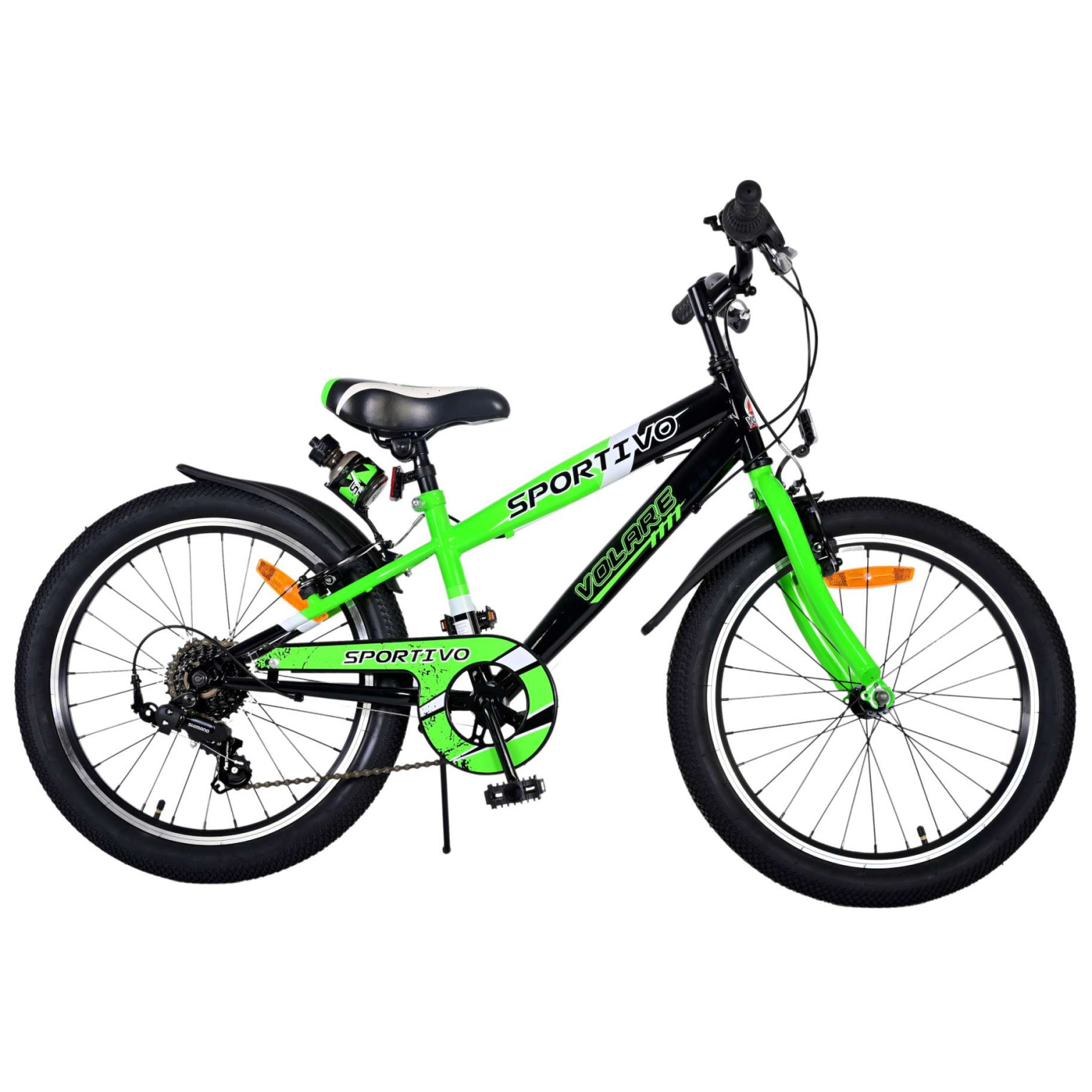 Volare Sportivo Fiets - 20 inch - Groen - 7 versnellingen