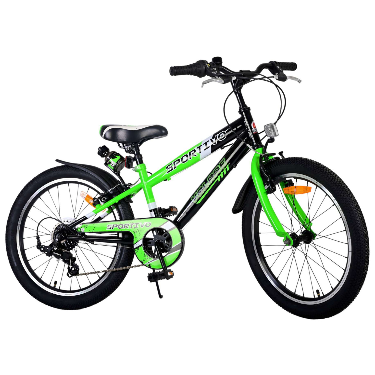 Volare Sportivo Fiets - 20 inch - Groen - 7 versnellingen