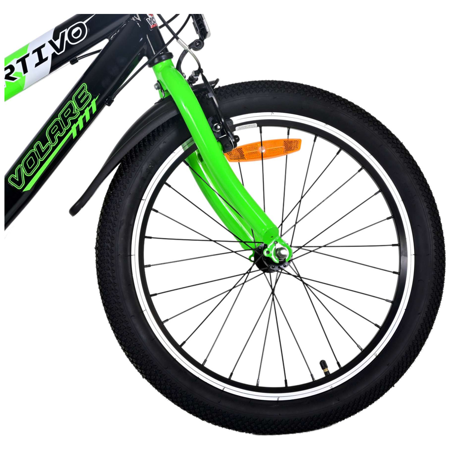 Volare Sportivo Fiets - 20 inch - Groen - 7 versnellingen