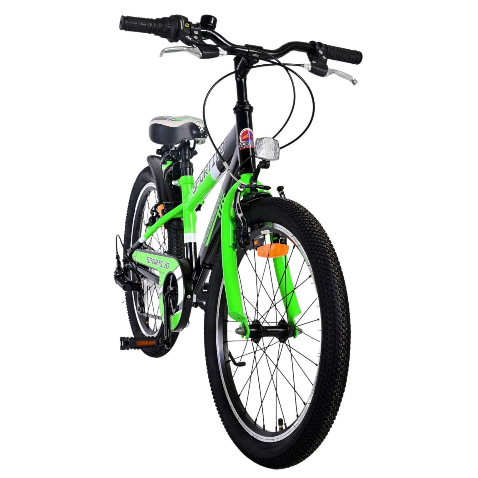 Volare Sportivo Fiets - 20 inch - Groen - 7 versnellingen