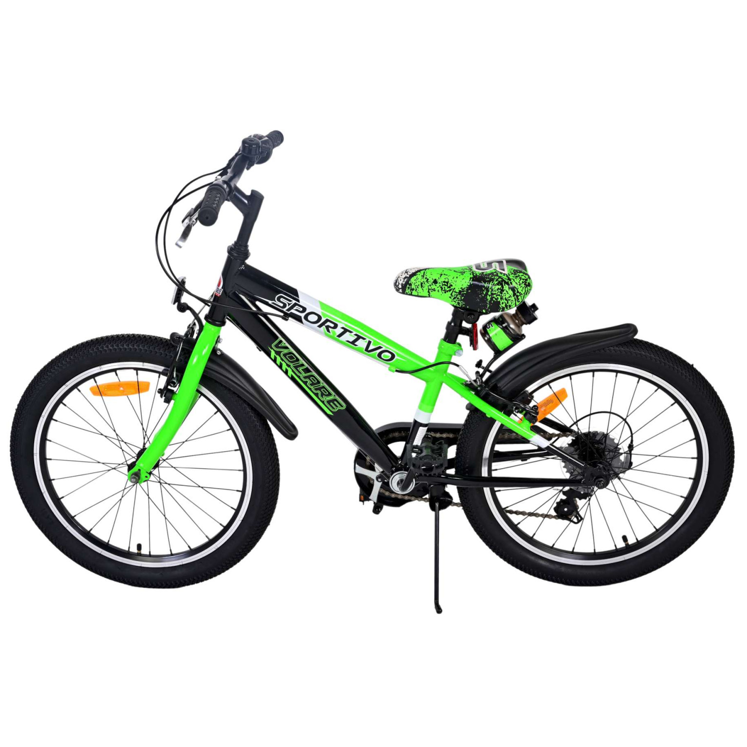 Volare Sportivo Fiets - 20 inch - Groen - 7 versnellingen