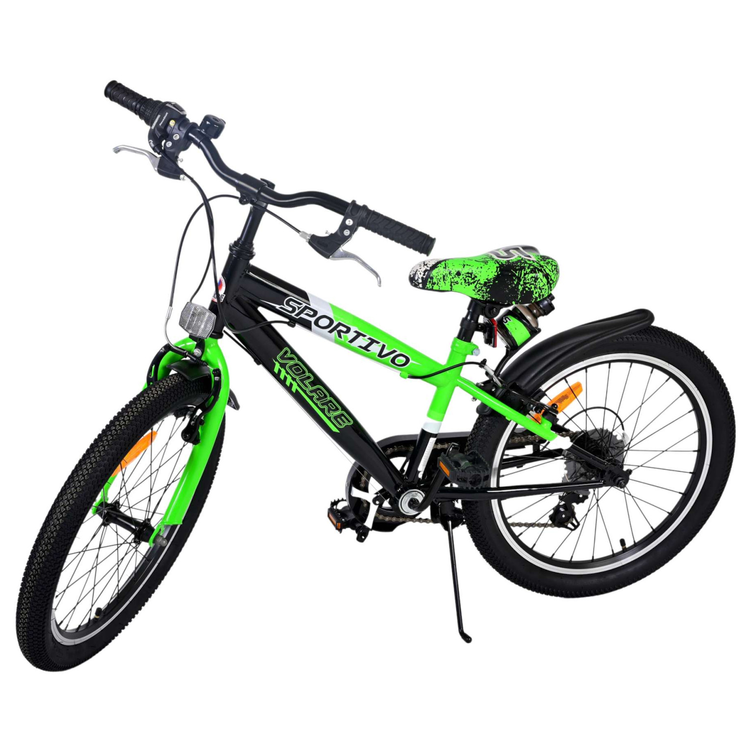 Volare Sportivo Fiets - 20 inch - Groen - 7 versnellingen