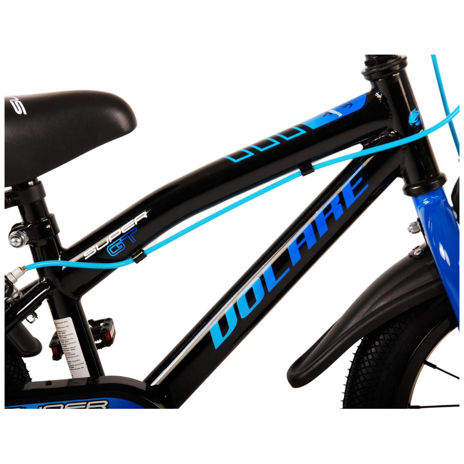 Volare Super GT Fiets - 14 inch - Blauw - Twee handremmen