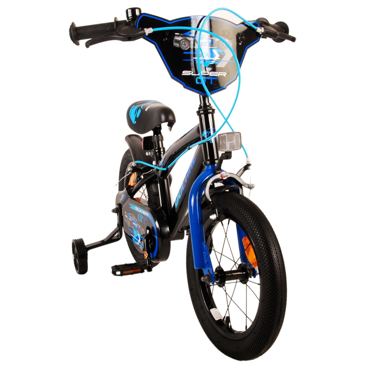 Volare Super GT Fiets - 14 inch - Blauw - Twee handremmen