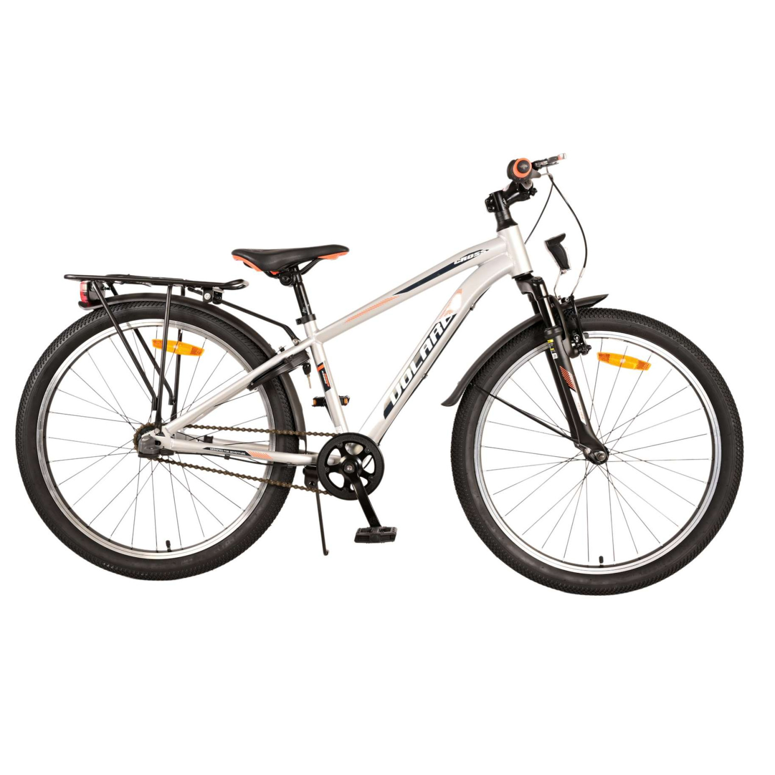 Volare Cross Fiets - 24 inch - Zilver - 3 versnellingen