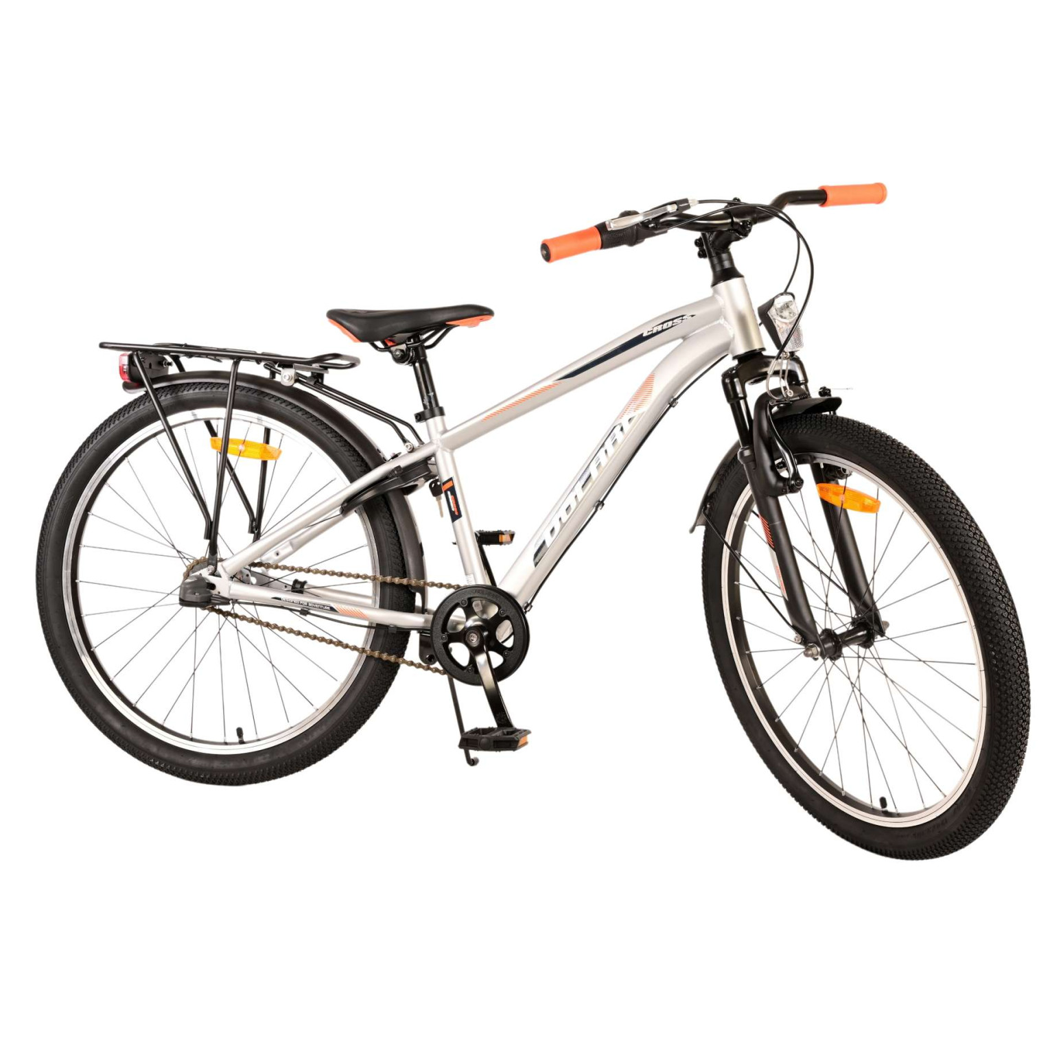 Volare Cross Fiets - 24 inch - Zilver - 3 versnellingen