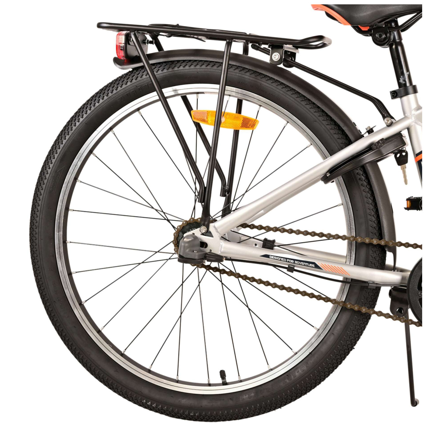 Volare Cross Fiets - 24 inch - Zilver - 3 versnellingen