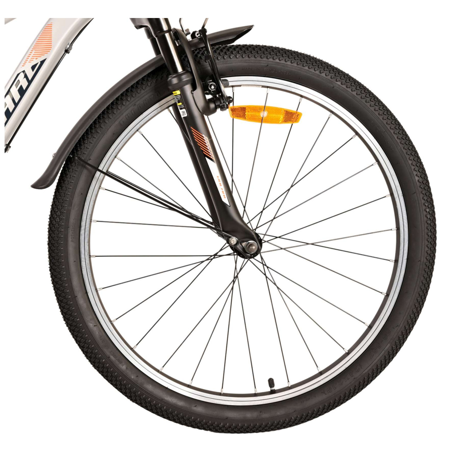 Volare Cross Fiets - 24 inch - Zilver - 3 versnellingen