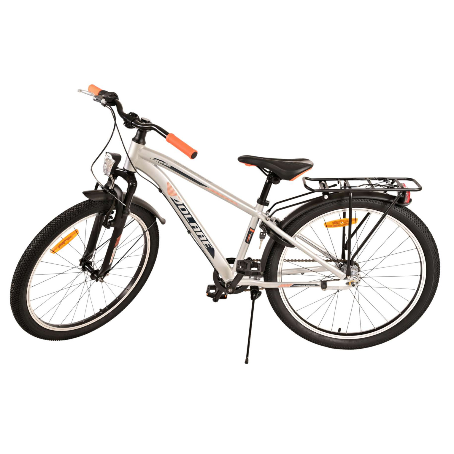 Volare Cross Fiets - 24 inch - Zilver - 3 versnellingen