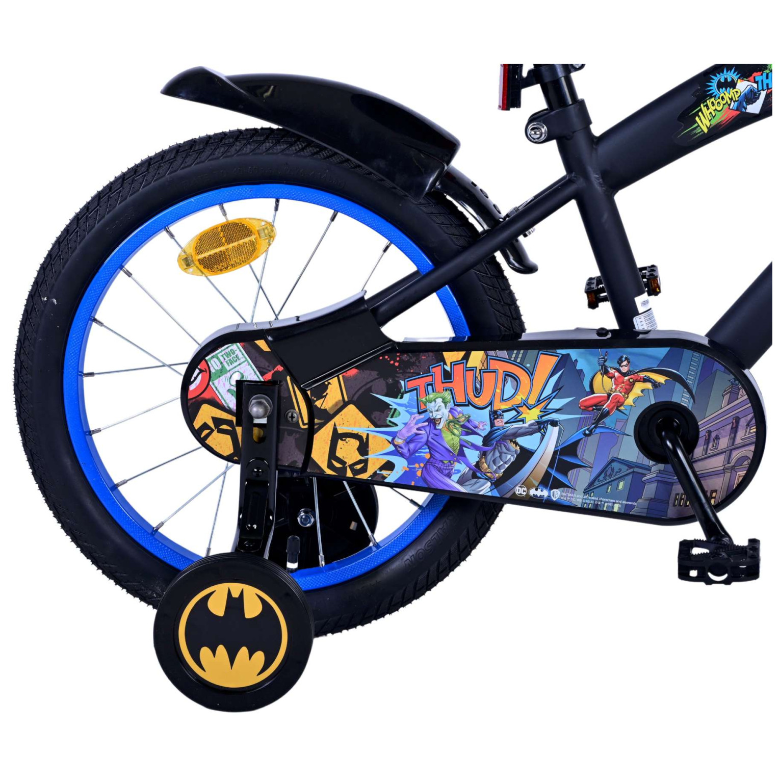 Batman Fiets - 16 inch - Zwart