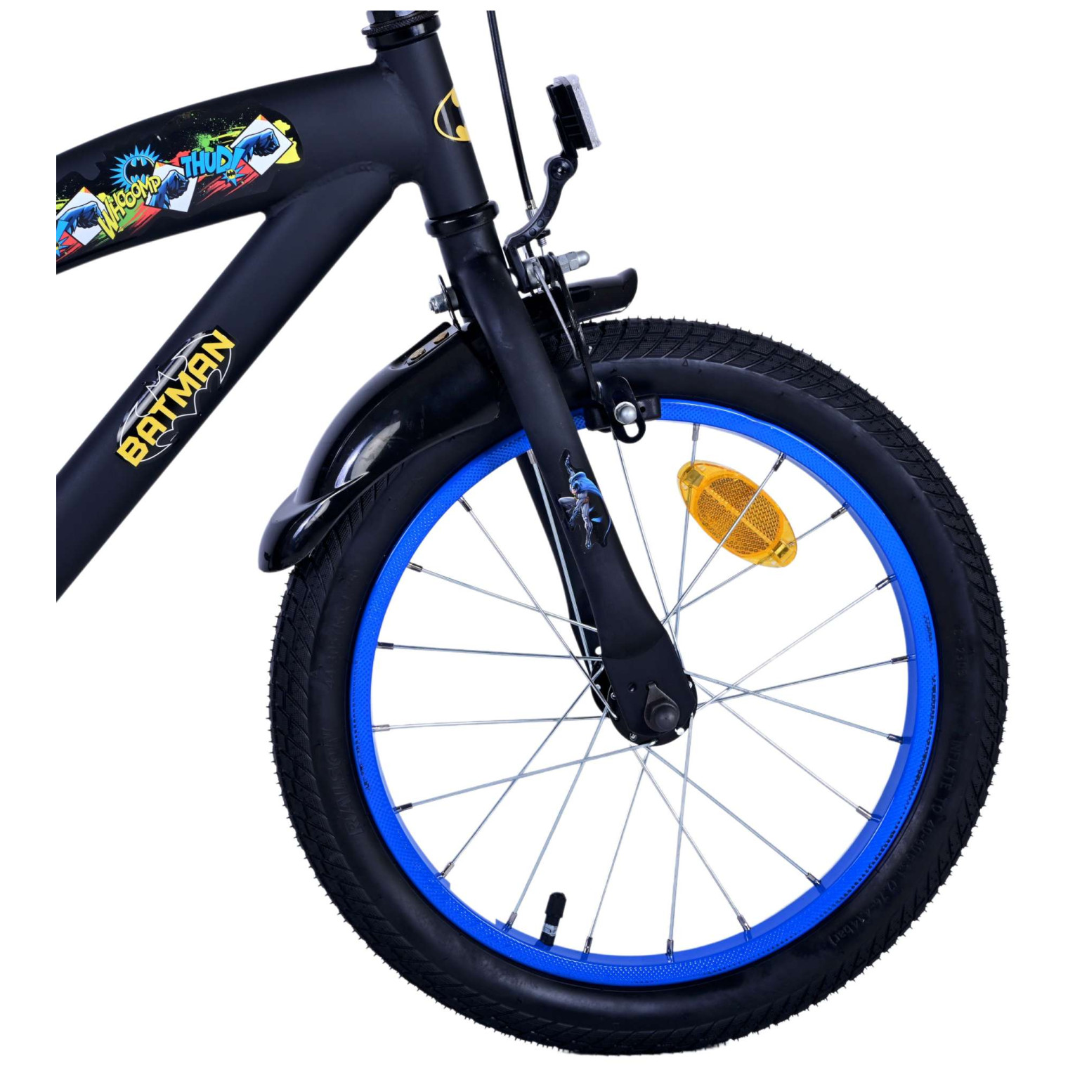 Batman Fiets - 16 inch - Zwart