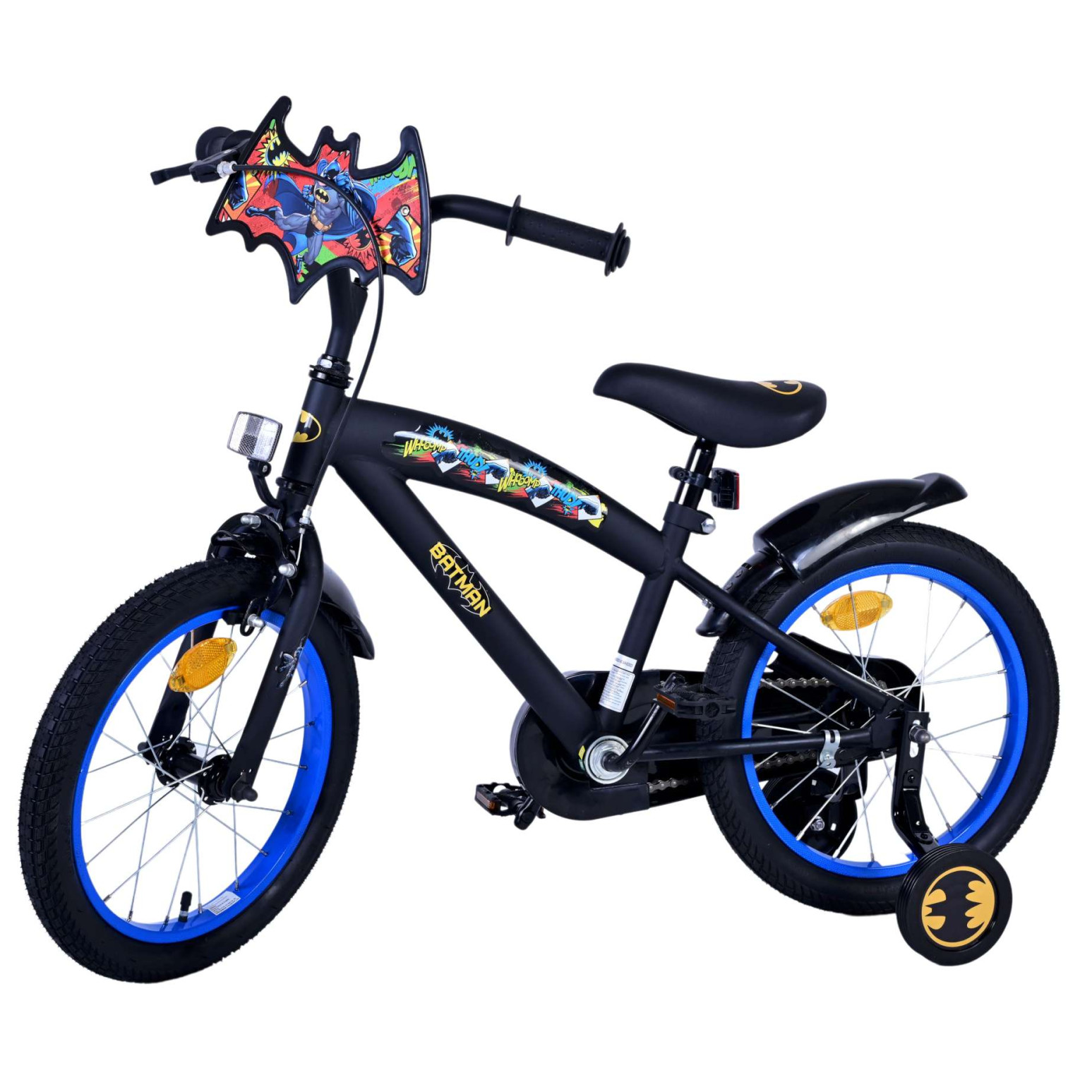 Batman Fiets - 16 inch - Zwart