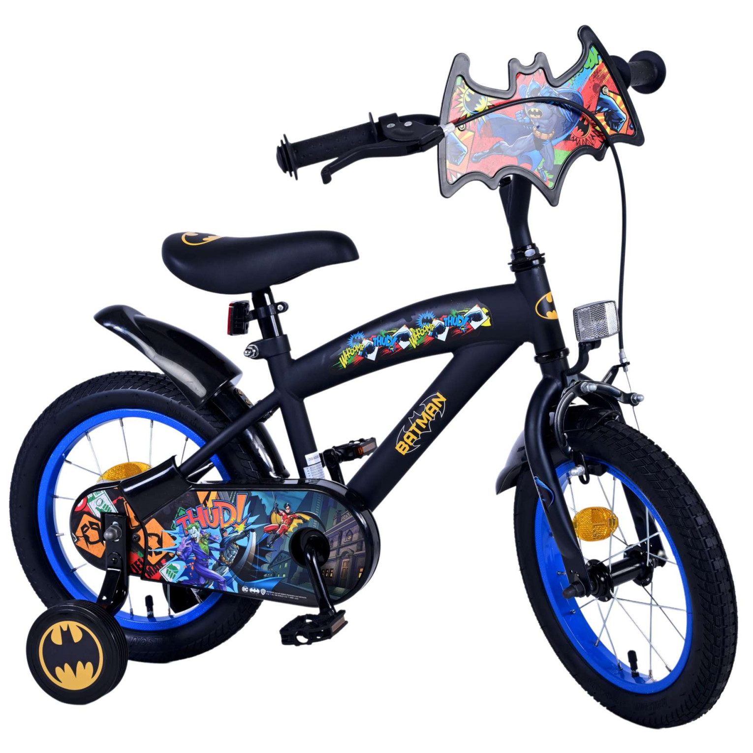 Batman Fiets - 14 inch - Zwart